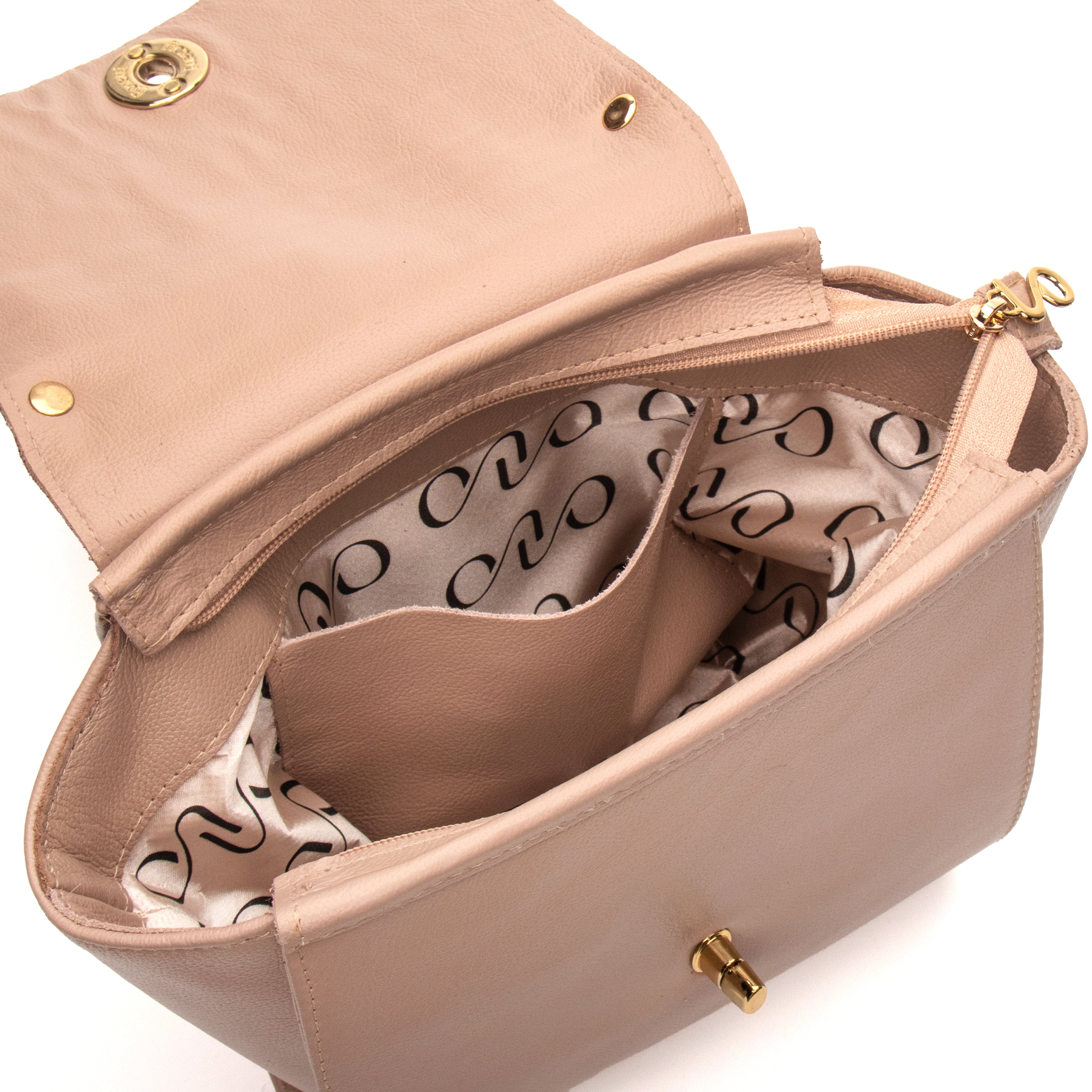 Bolsa Couro Legítimo Tiracolo/Handbag Pequena Portofino