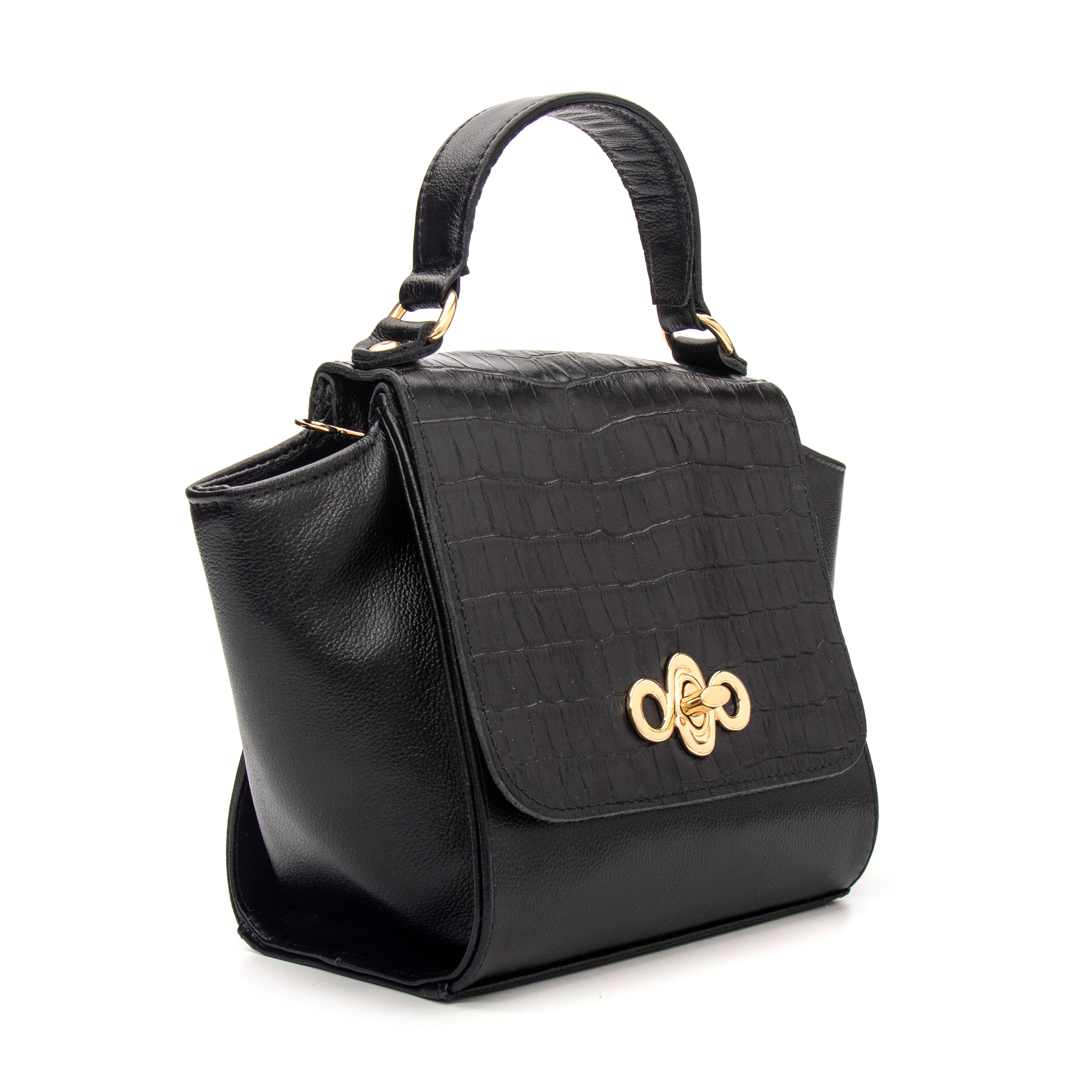 Bolsa Couro Legítimo Tiracolo/Handbag Pequena Portofino