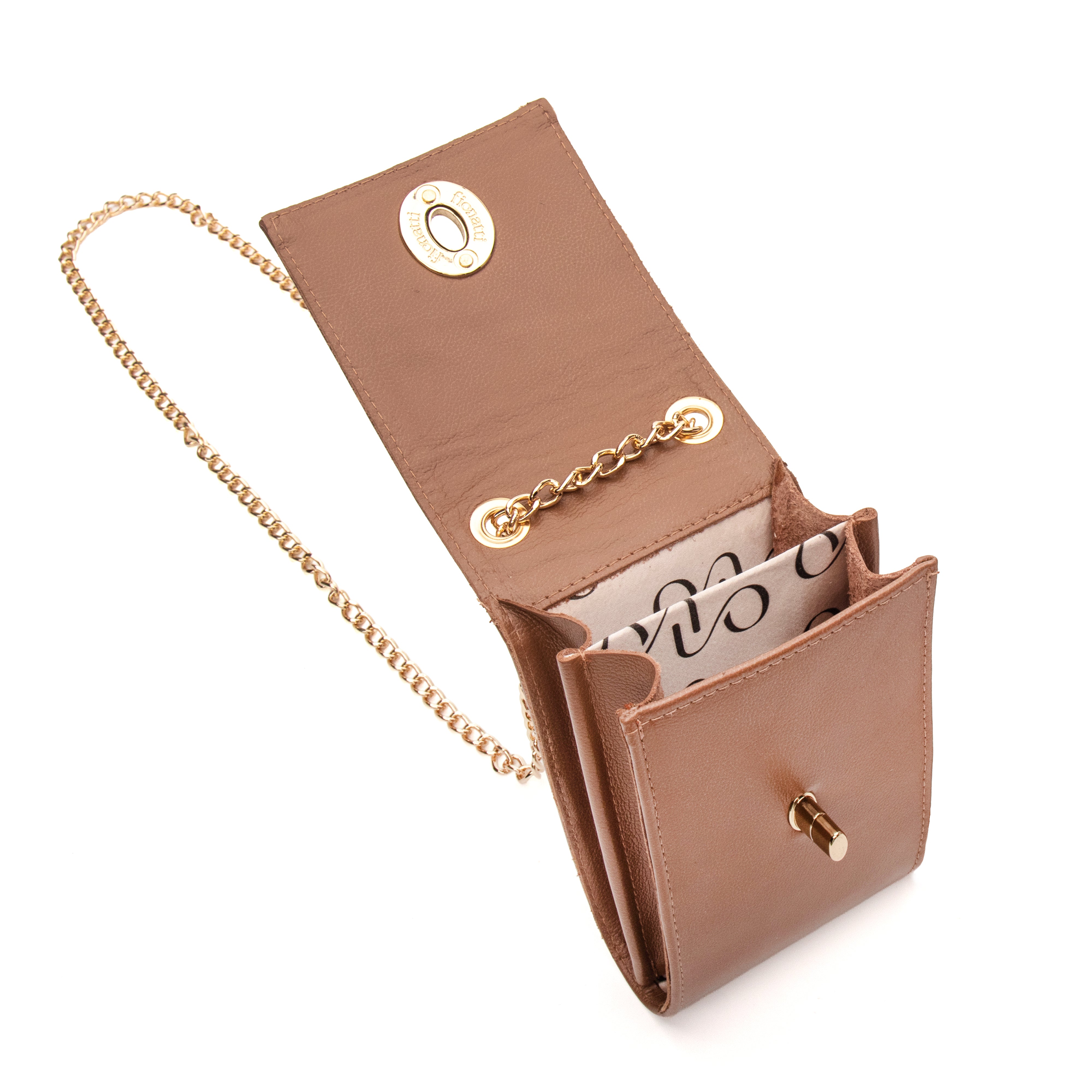 Bolsa Couro Legítimo Tiracolo Pequena Vicenza