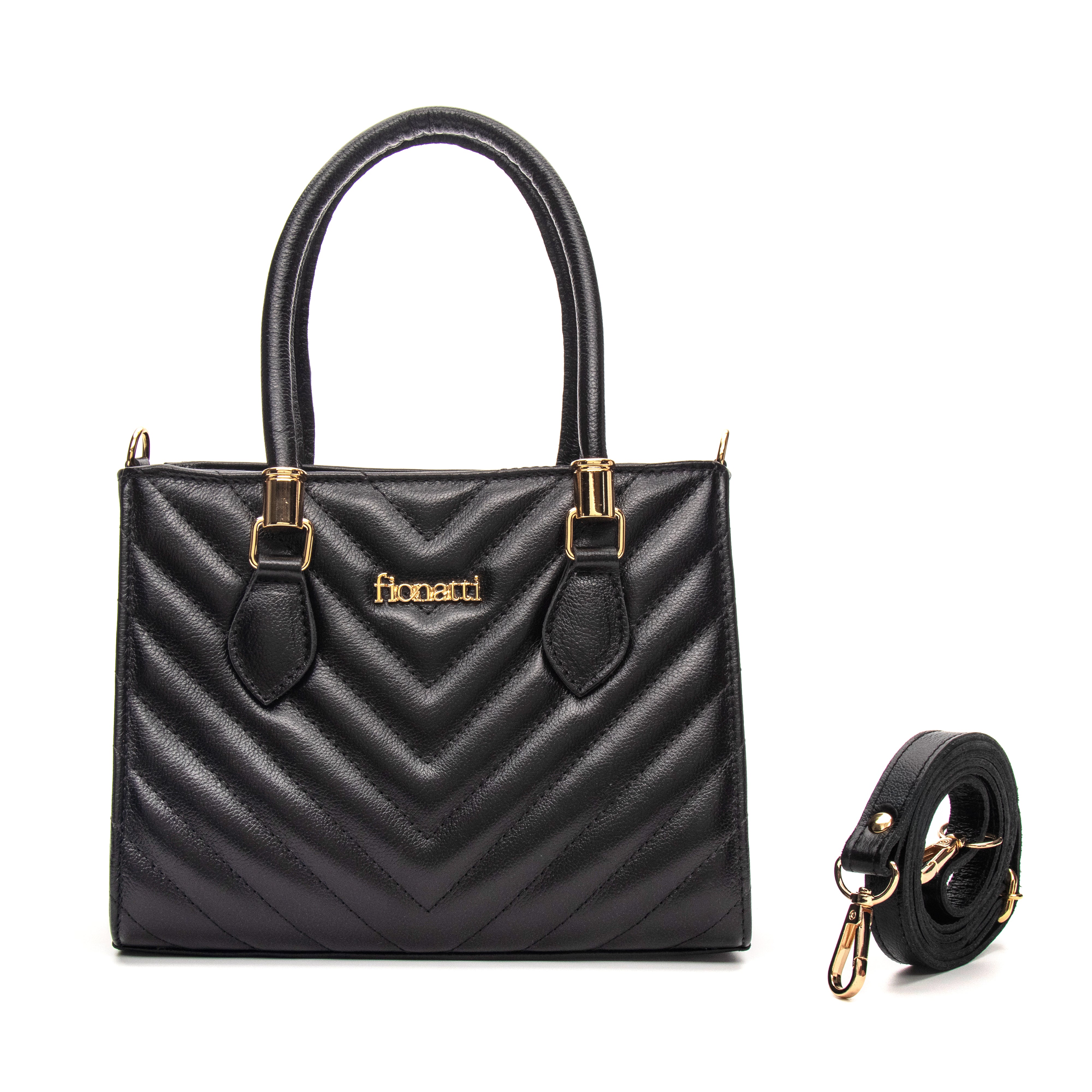 Bolsa Couro Legítimo Tote/Tiracolo Média Ravena