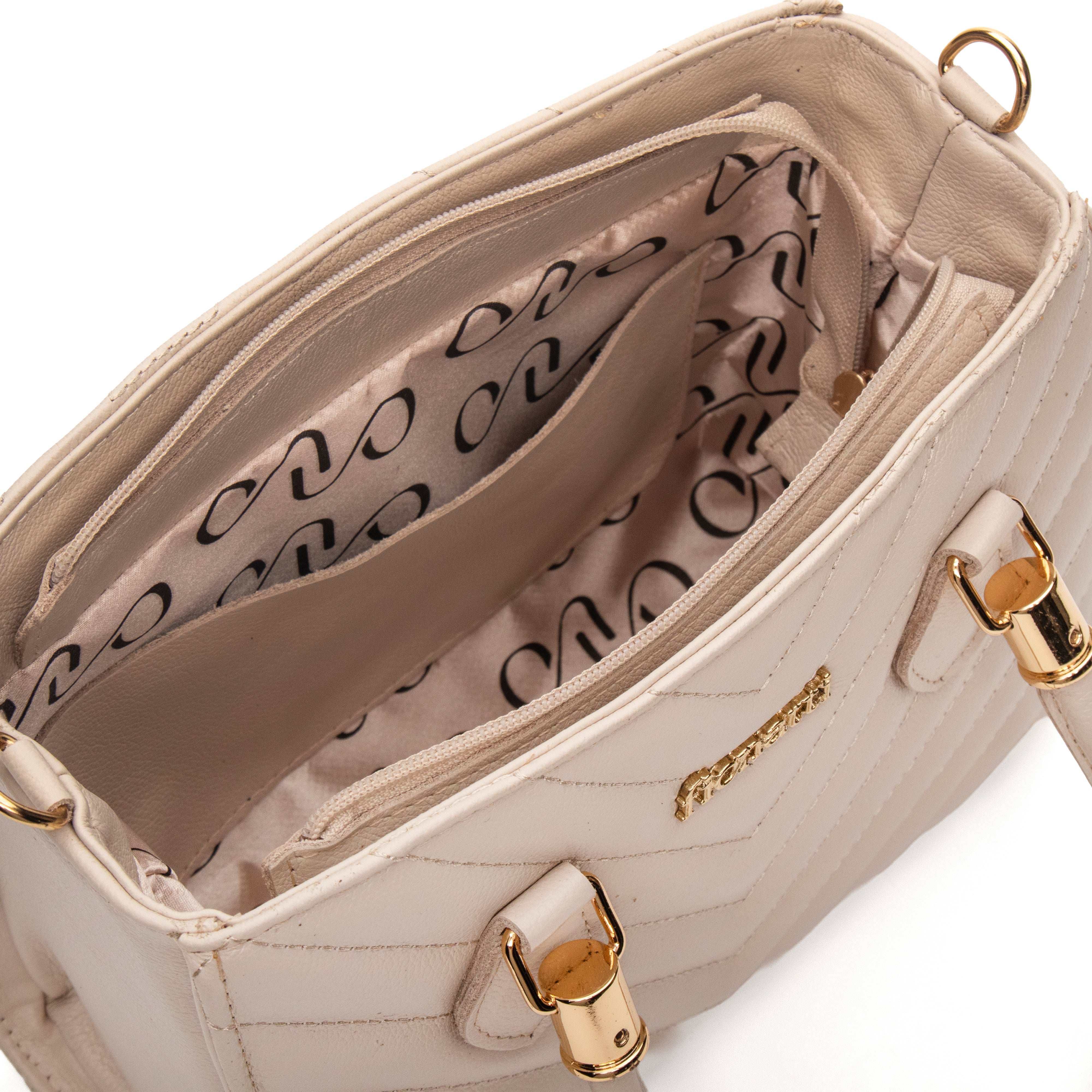 Bolsa Couro Legítimo Tote/Tiracolo Média Ravena