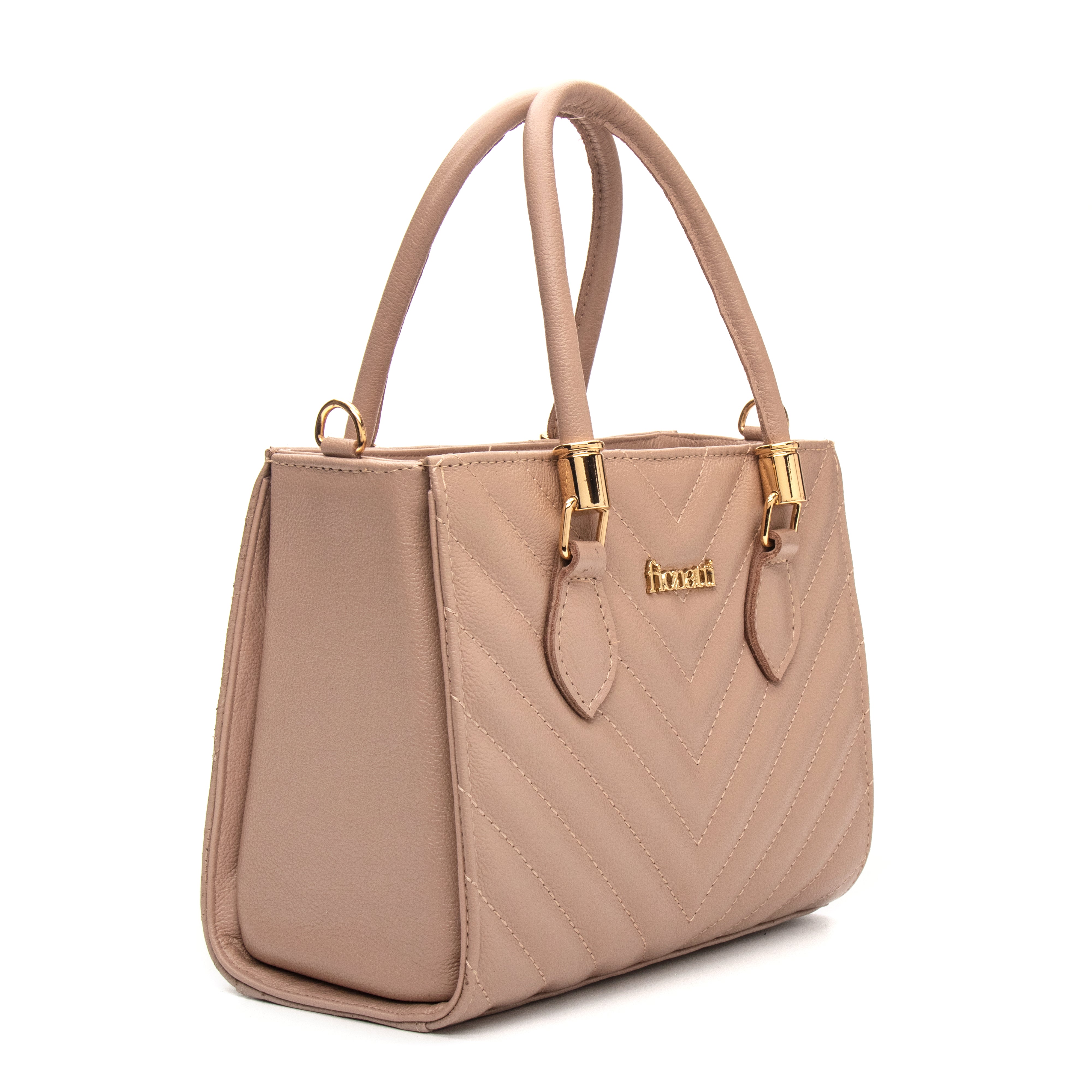 Bolsa Couro Legítimo Tote/Tiracolo Média Ravena