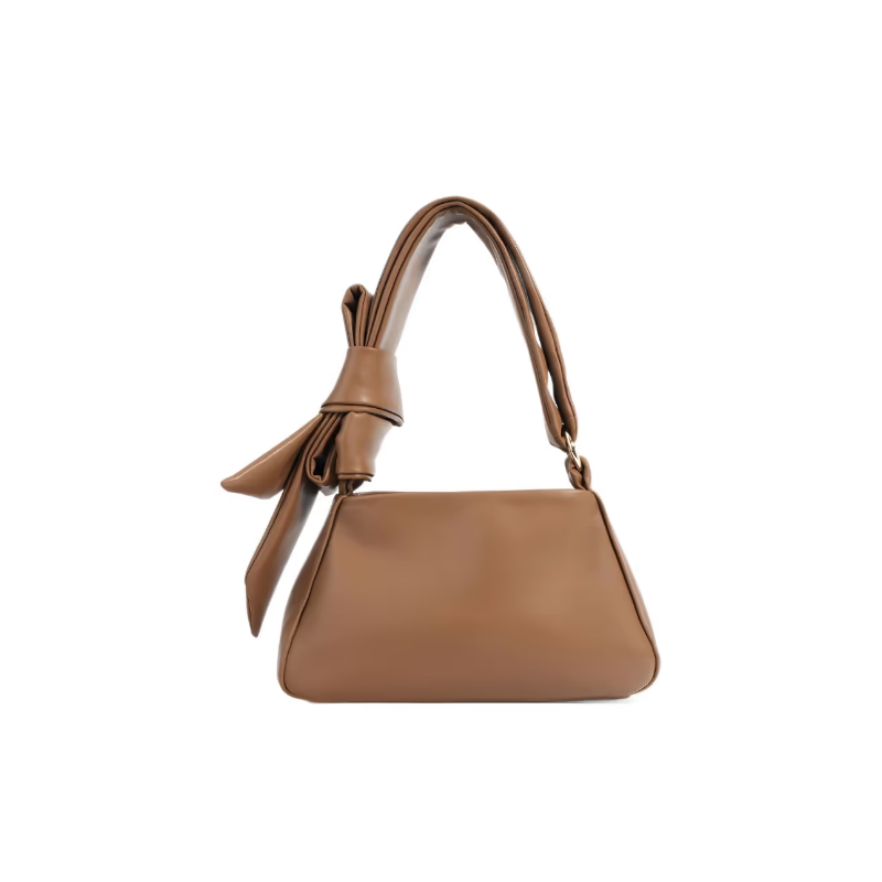 Bolsa Couro Legítimo Tiracolo Laço Cecília