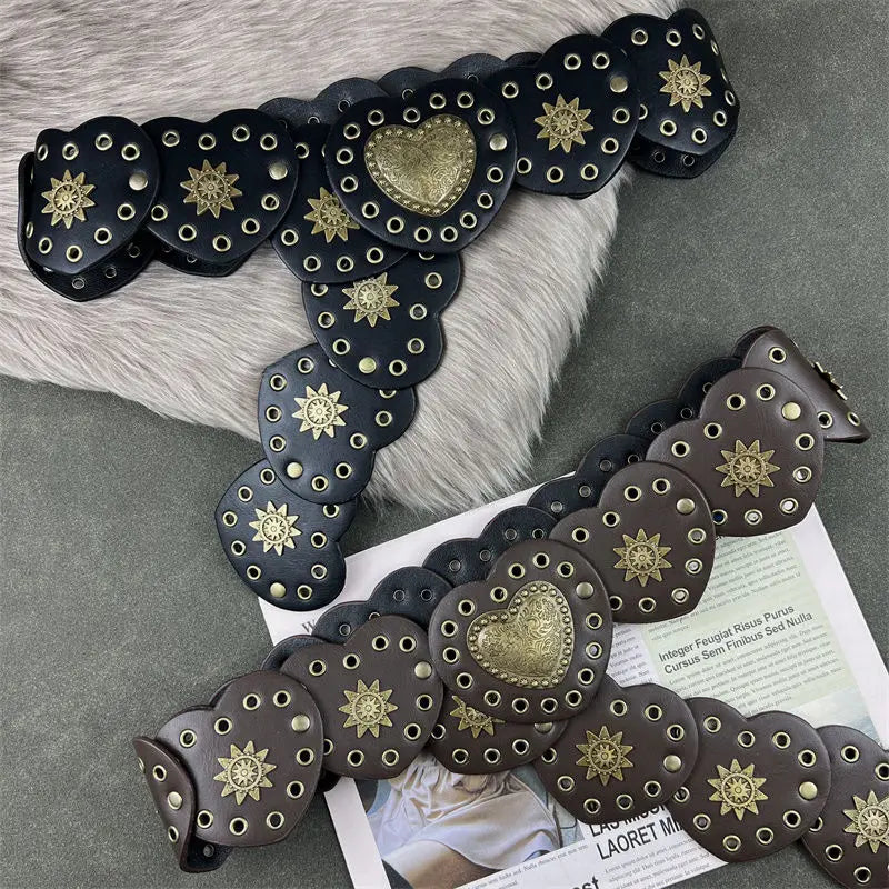 Cinto Western Cowboy Corações