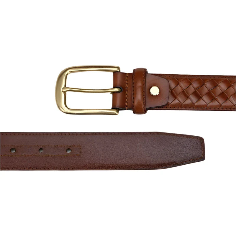 Cinto Couro Legítimo Trançado Zila