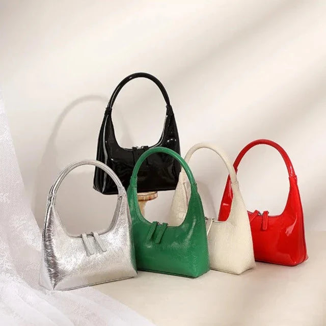 Bolsa Baguete Couro Legítimo Liz