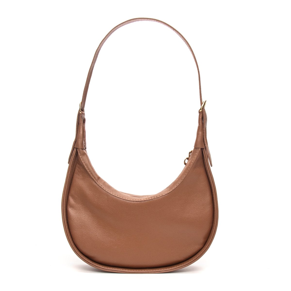 Bolsa Couro Legítimo Hobo Pequena Roma - FIONATTI