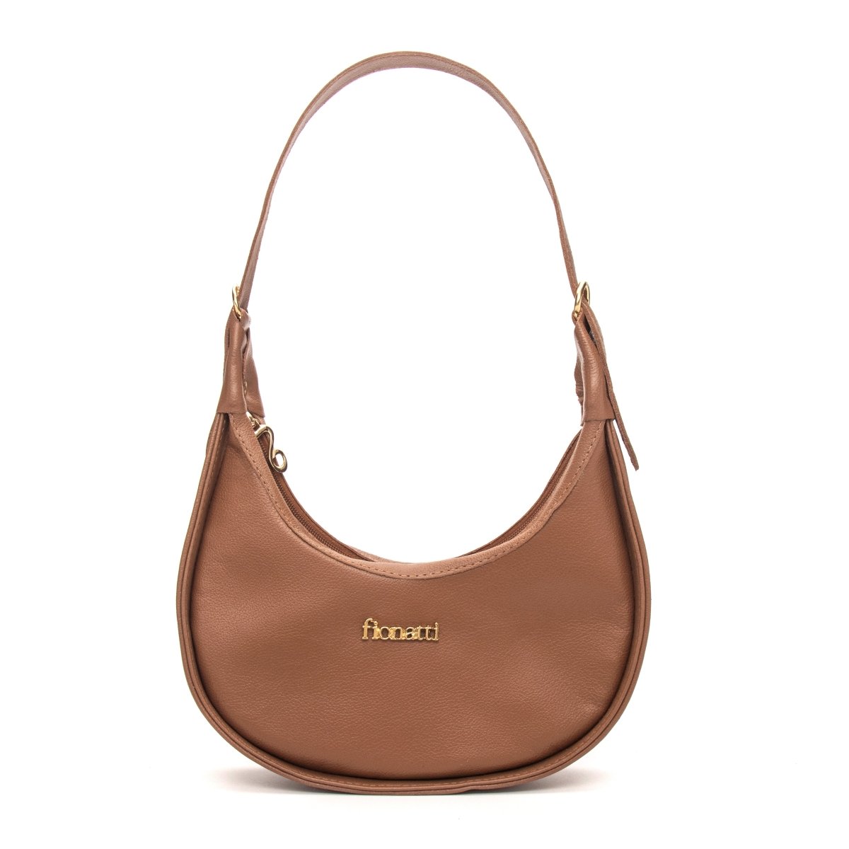 Bolsa Couro Legítimo Hobo Pequena Roma - FIONATTI