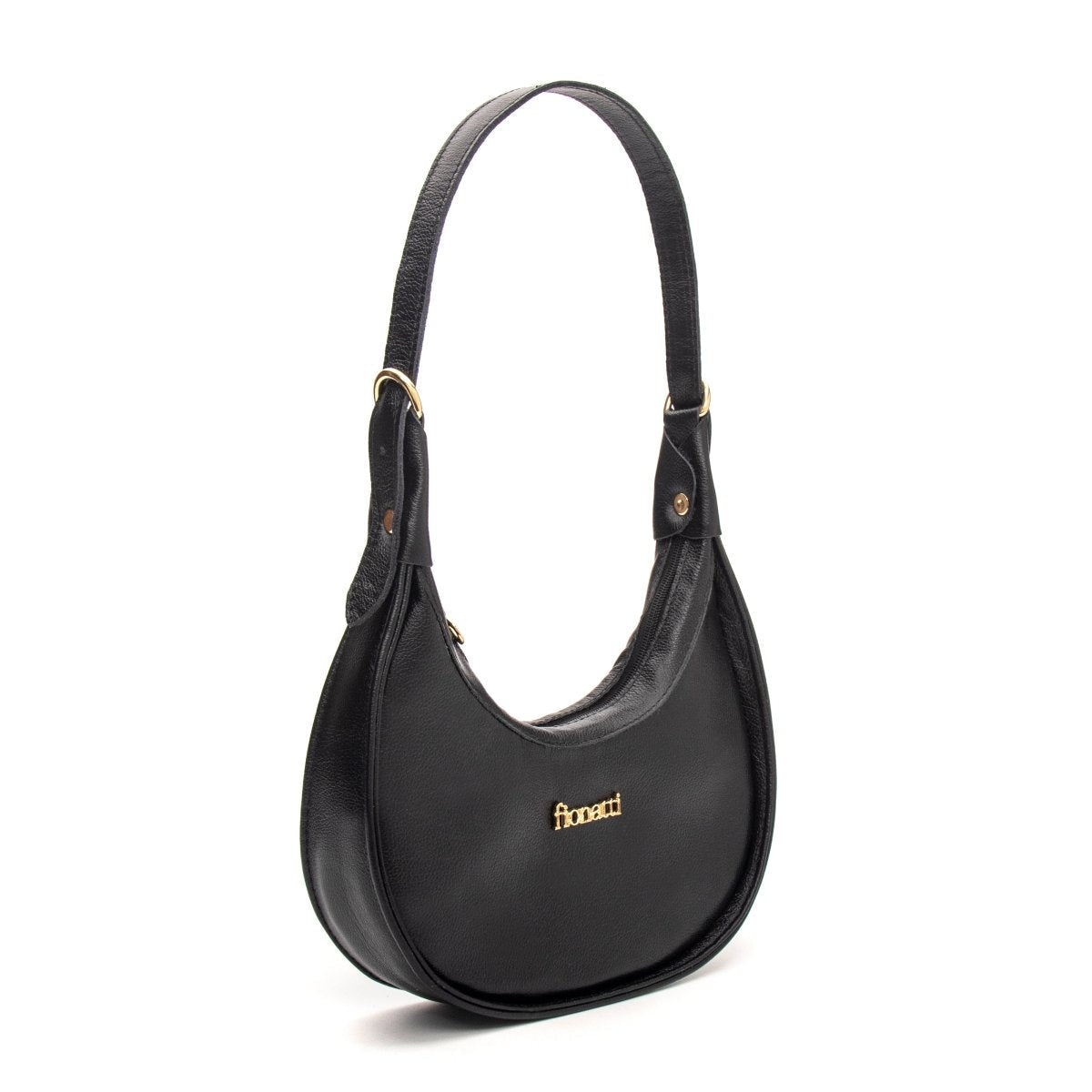 Bolsa Couro Legítimo Hobo Pequena Roma - FIONATTI