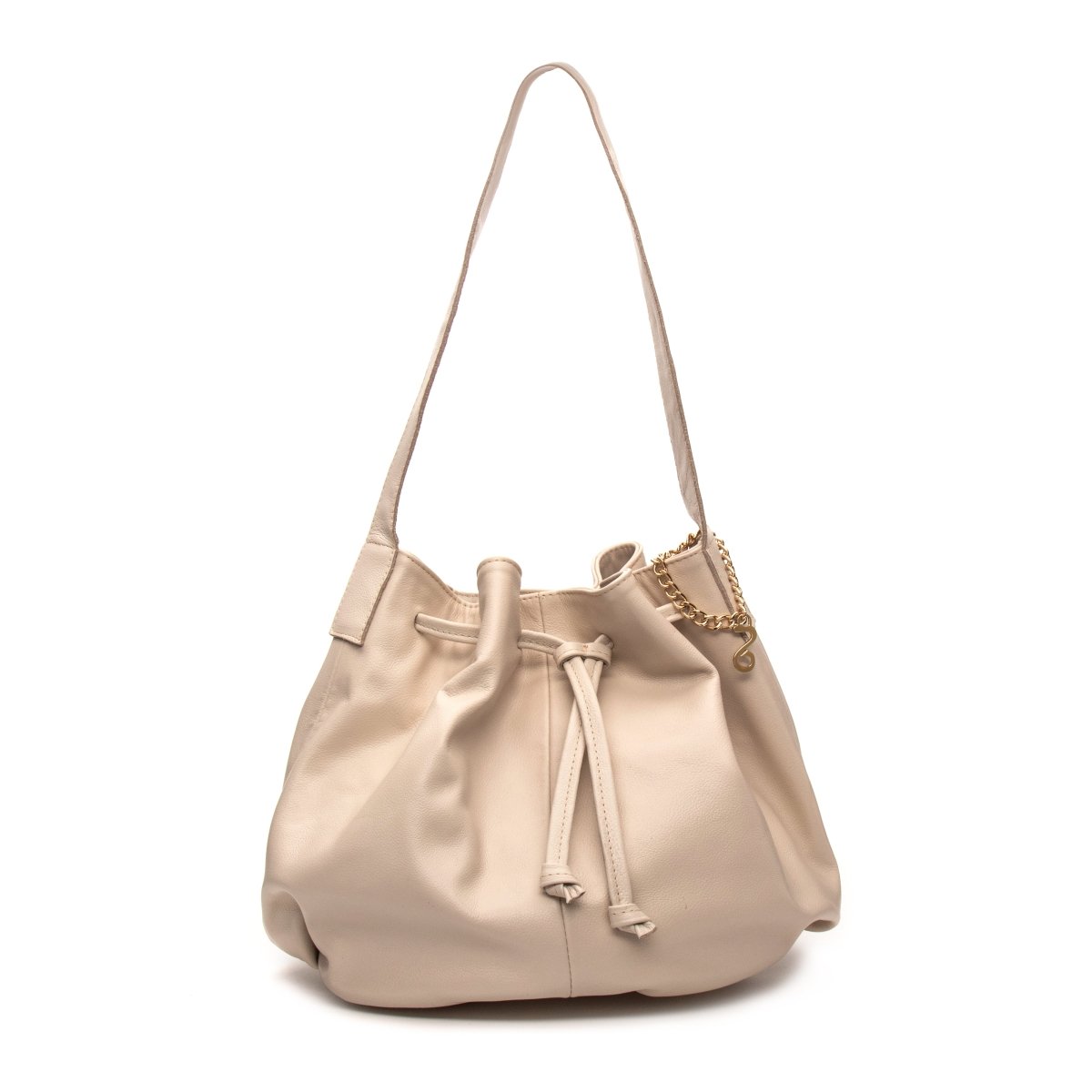 Bolsa Couro Legítimo Hobo/Saco Média Siena - FIONATTI