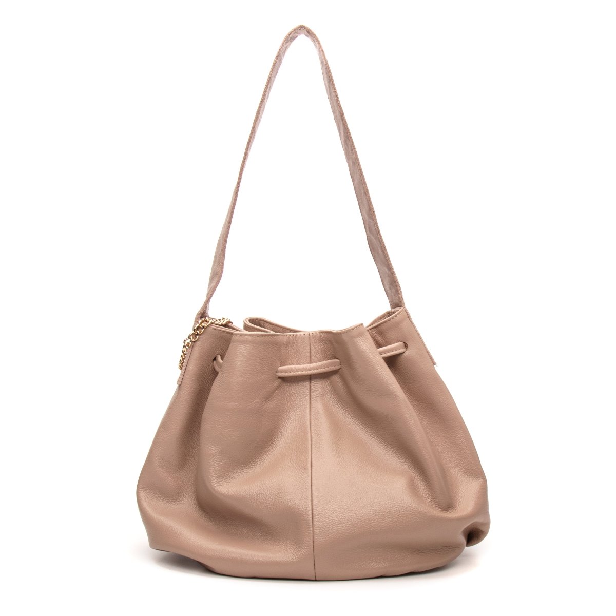 Bolsa Couro Legítimo Hobo/Saco Média Siena - FIONATTI