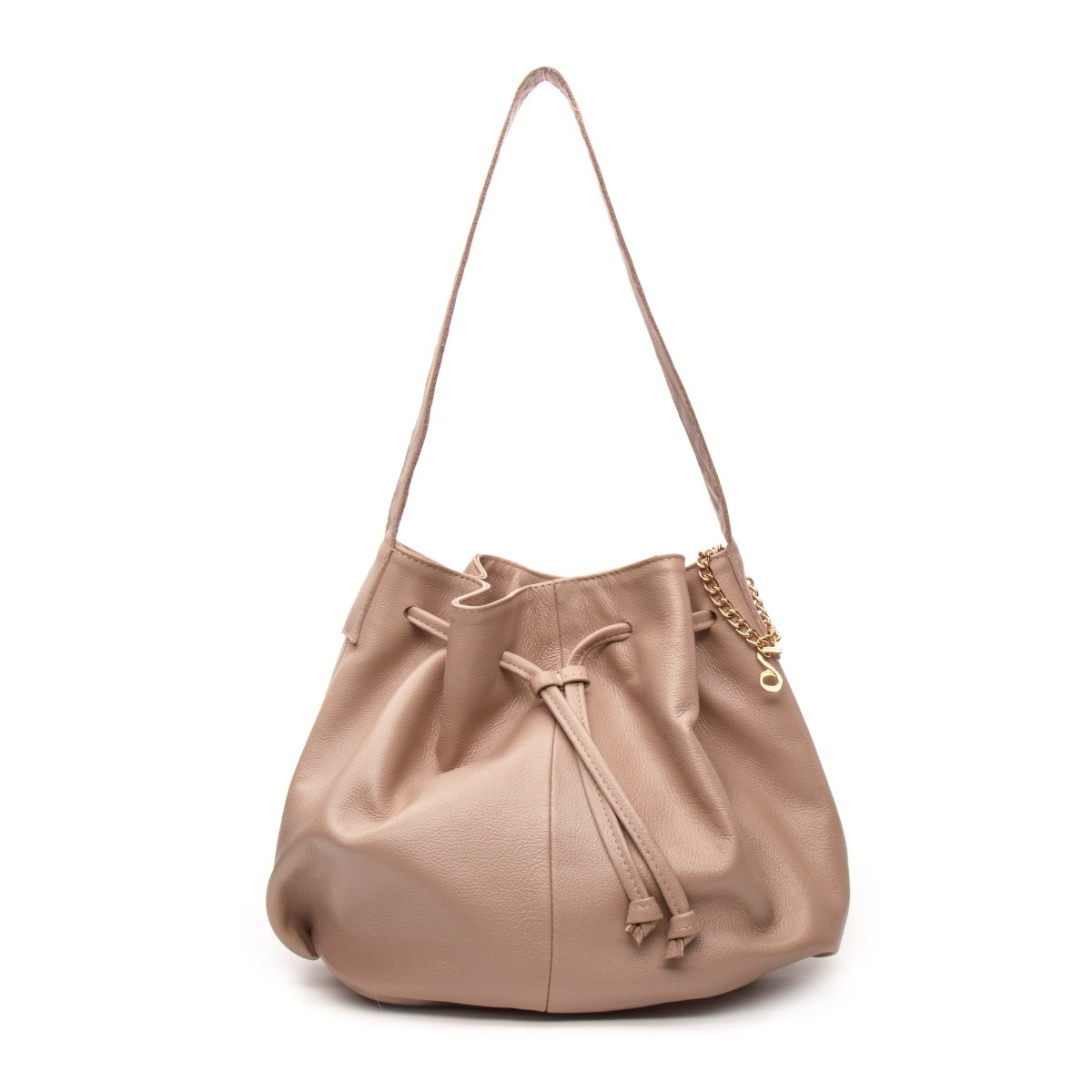 Bolsa Couro Legítimo Hobo/Saco Média Siena - FIONATTI