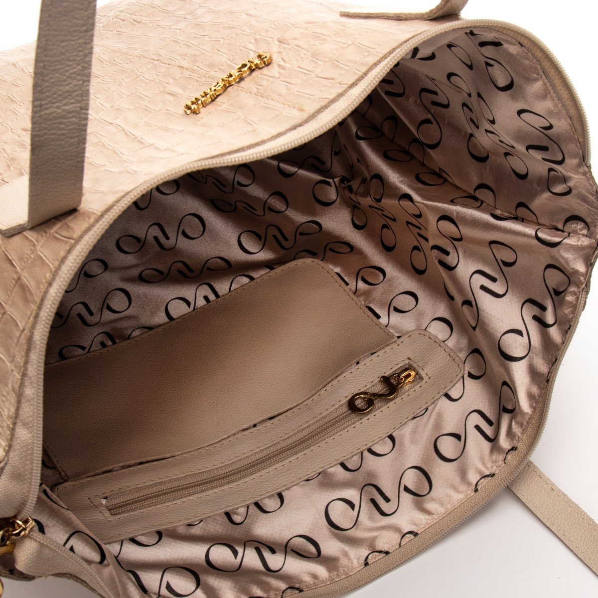 Bolsa Couro Legítimo Shopping Grande Turim - FIONATTI