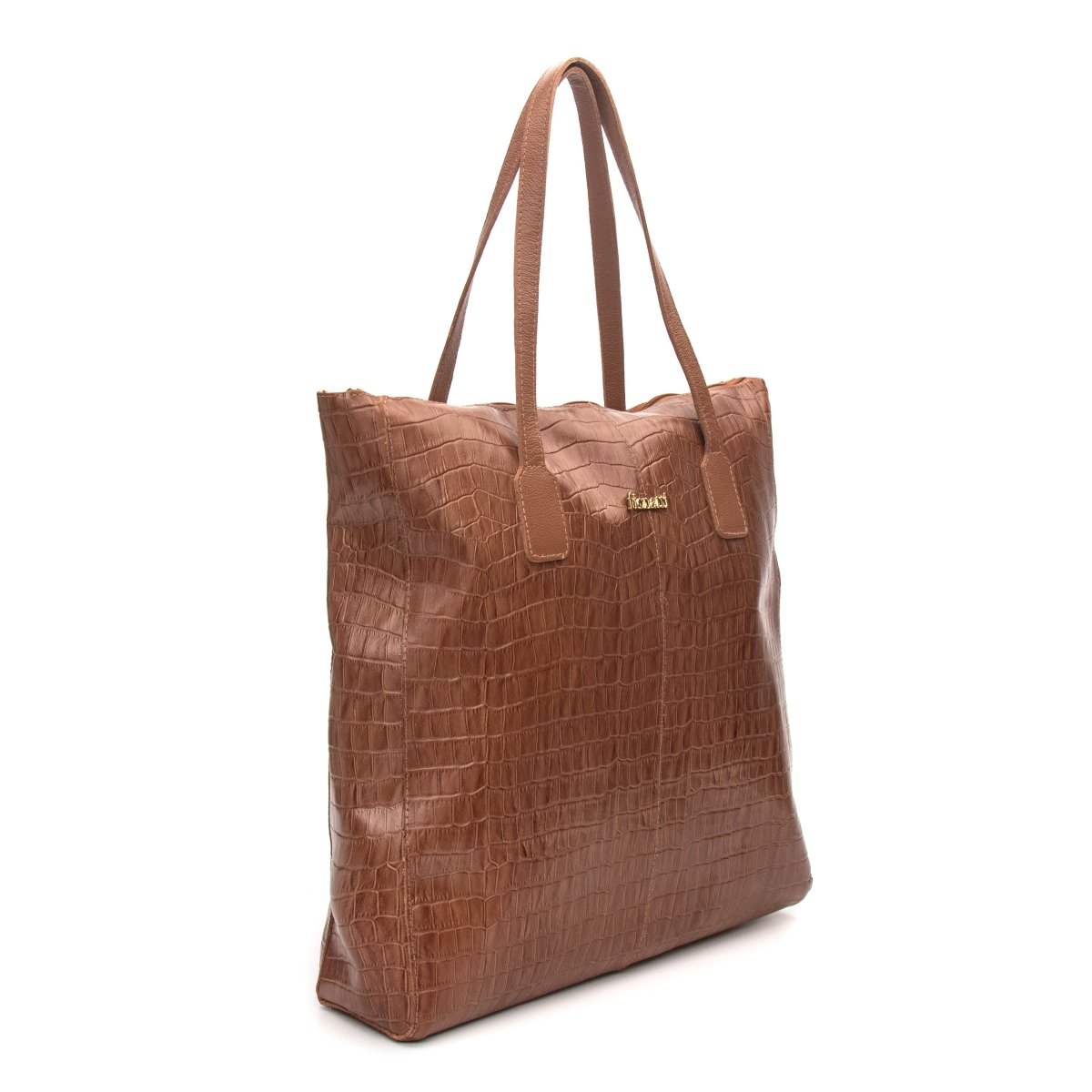 Bolsa Couro Legítimo Shopping Grande Turim - FIONATTI