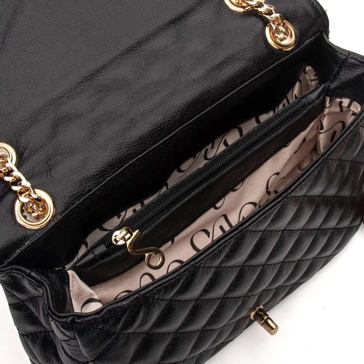 Bolsa Tiracolo Matelassê Média Veneza feminina | FIONATTI