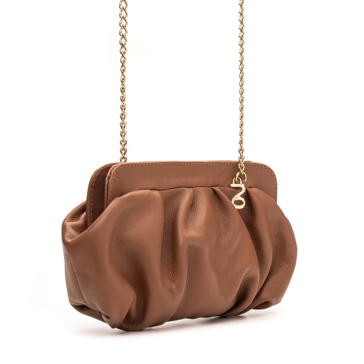 Bolsa Couro Legítimo Tiracolo Pequena Capri - FIONATTI