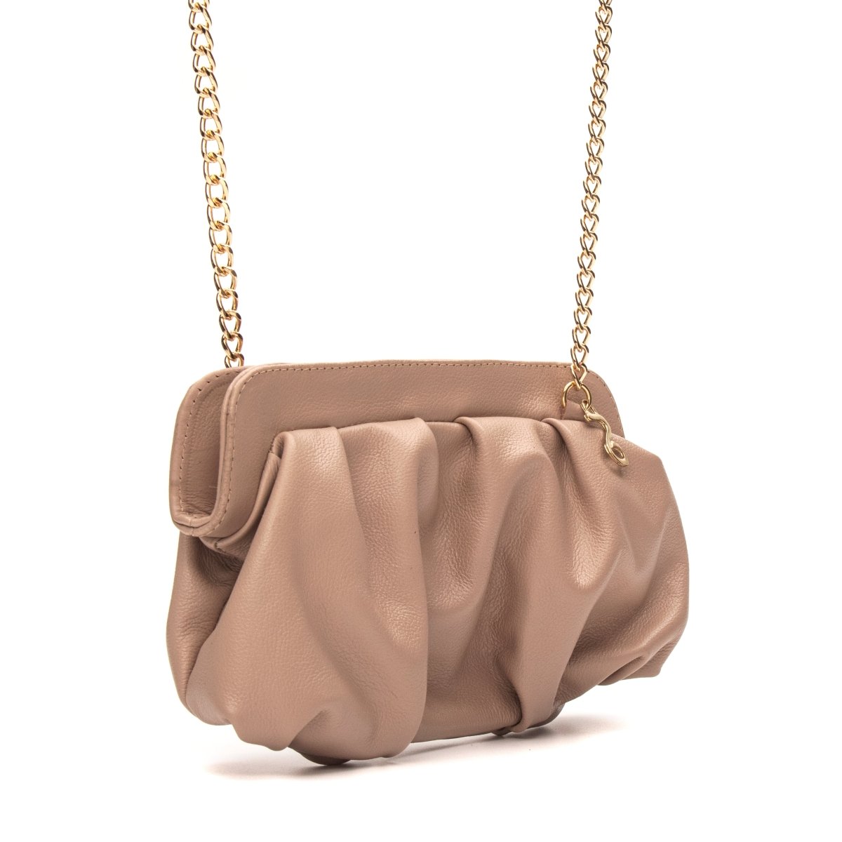 Bolsa Couro Legítimo Tiracolo Pequena Capri - FIONATTI