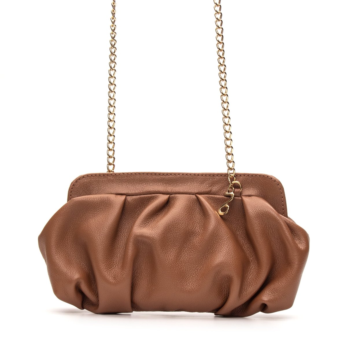 Bolsa Couro Legítimo Tiracolo Pequena Capri - FIONATTI