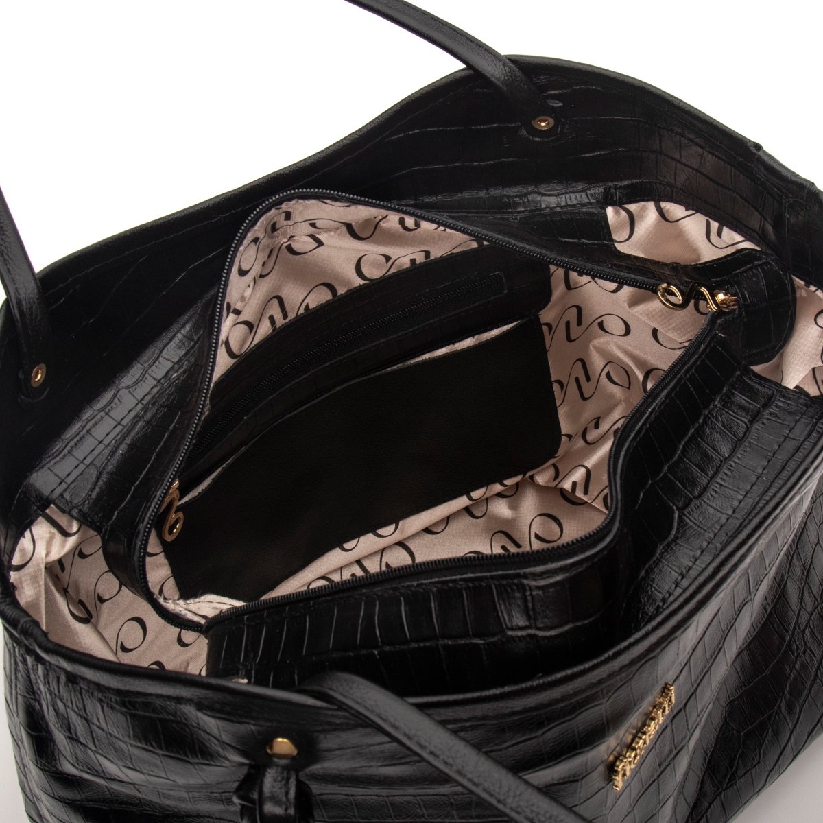 Bolsa Couro Legítimo Tote Grande Bellagio - FIONATTI