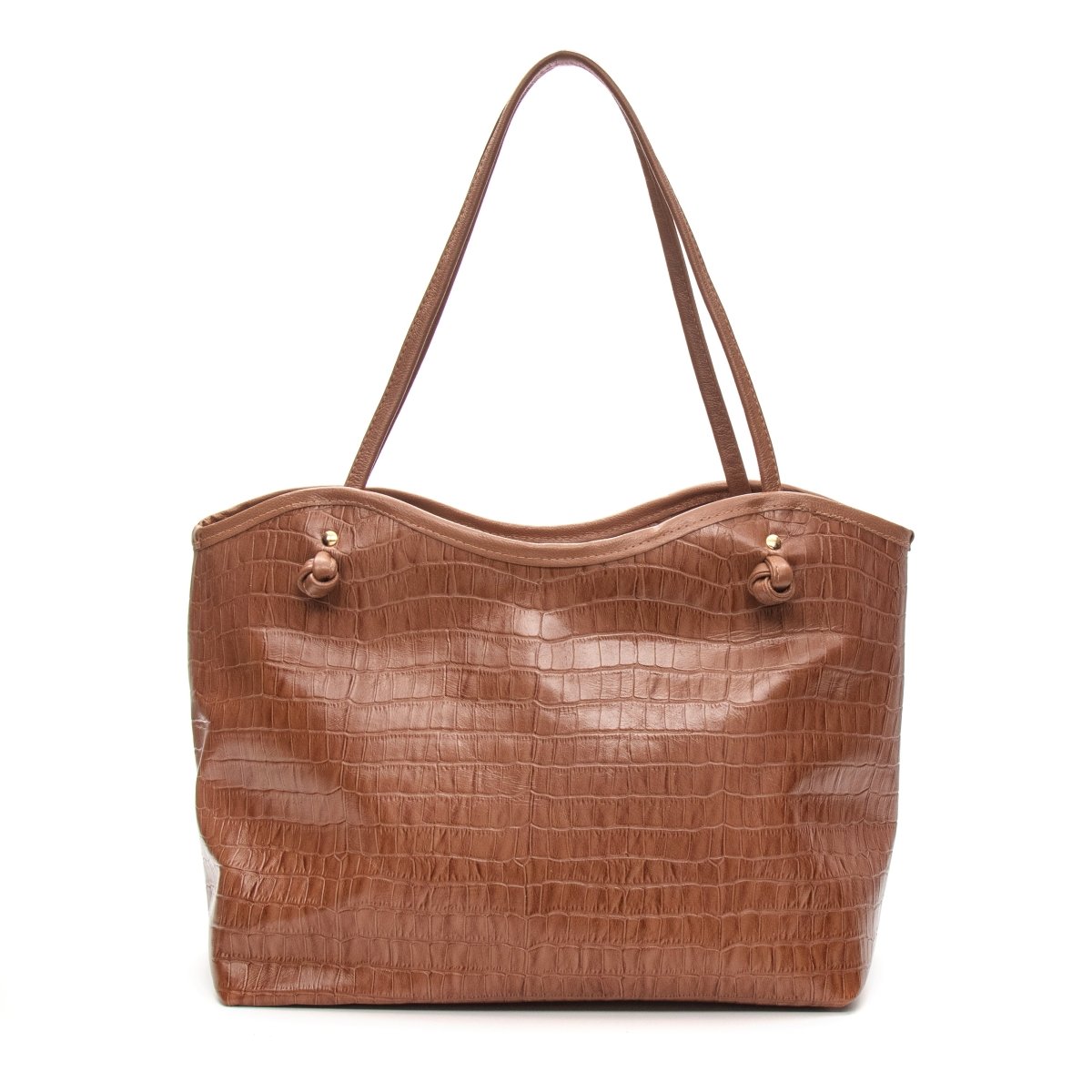 Bolsa Couro Legítimo Tote Grande Bellagio - FIONATTI