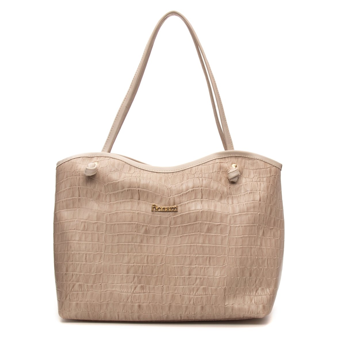 Bolsa Couro Legítimo Tote Grande Bellagio - FIONATTI