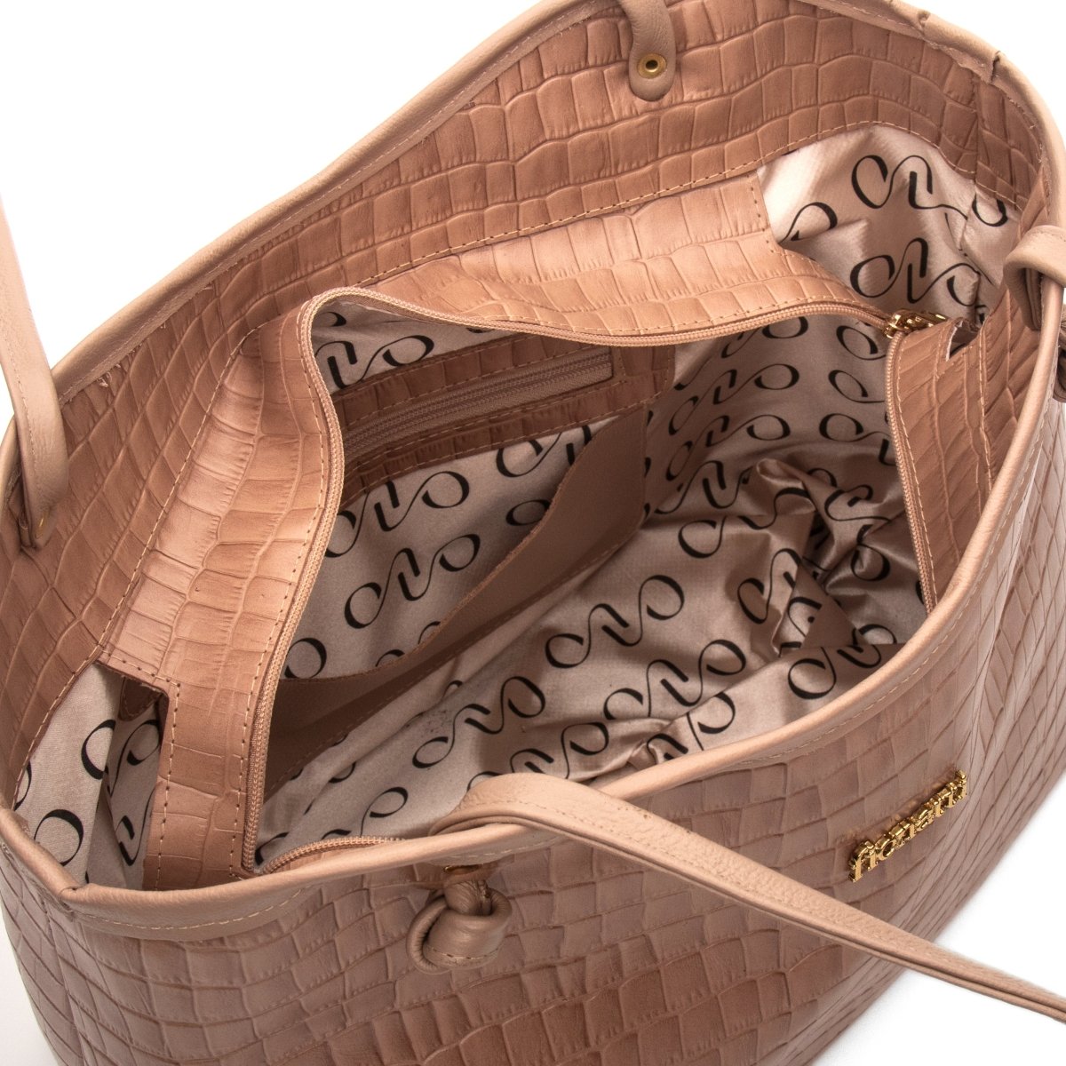 Bolsa Couro Legítimo Tote Grande Bellagio - FIONATTI