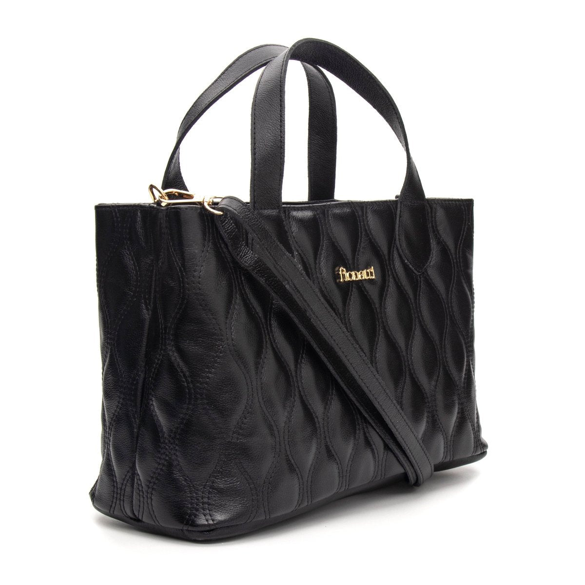 Bolsa Couro Legítimo Tote Grande Milano - FIONATTI