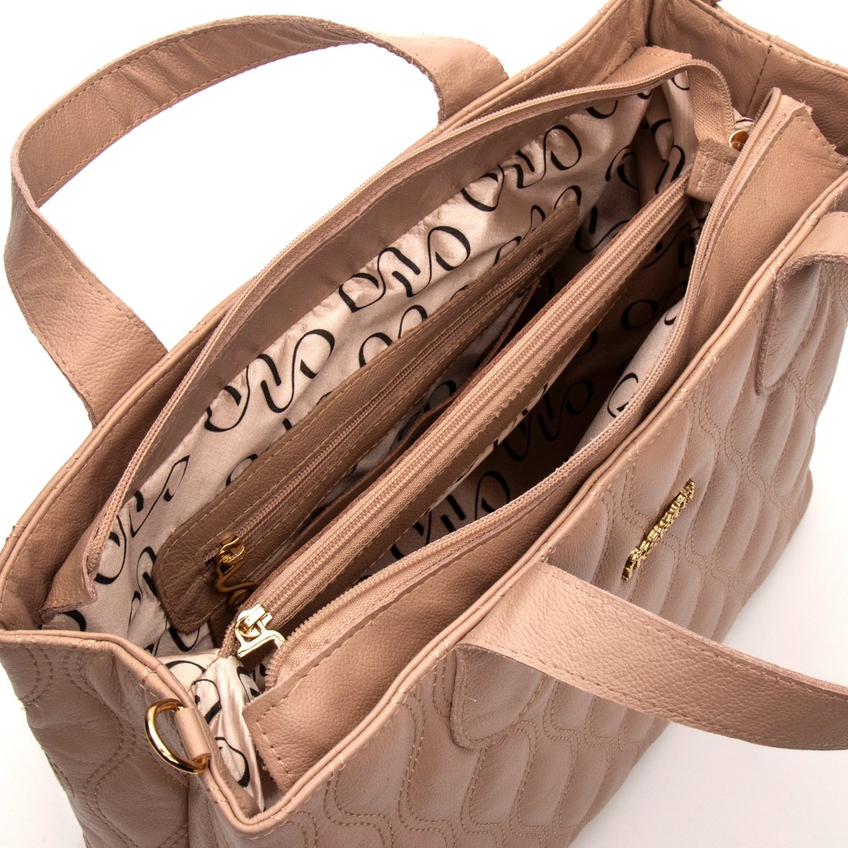Bolsa Couro Legítimo Tote Grande Milano - FIONATTI
