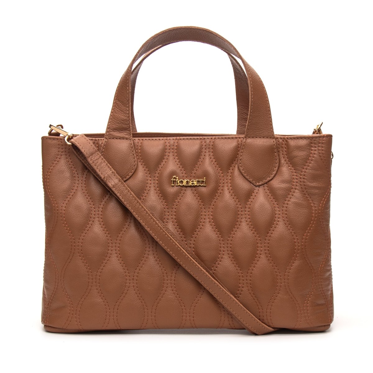 Bolsa Couro Legítimo Tote Grande Milano - FIONATTI