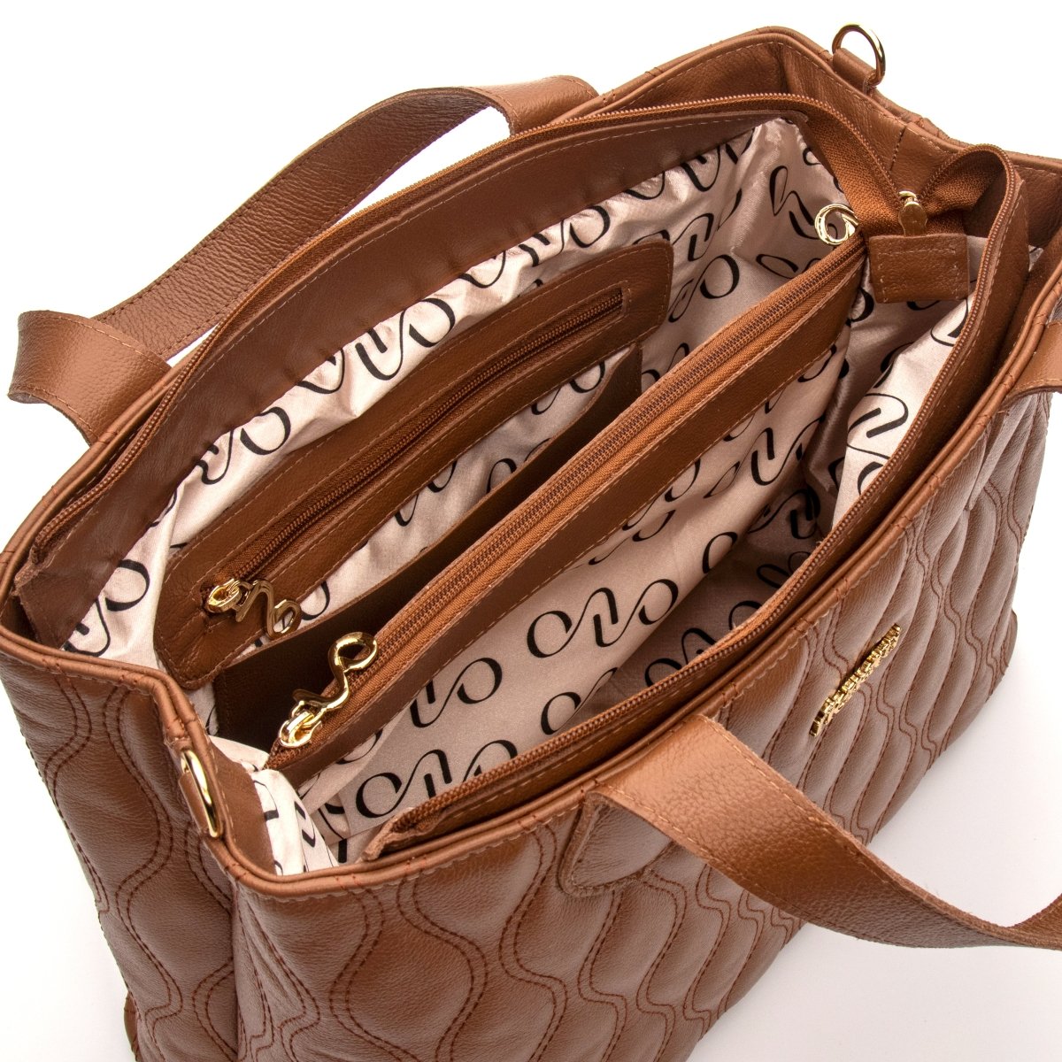 Bolsa Couro Legítimo Tote Grande Milano - FIONATTI