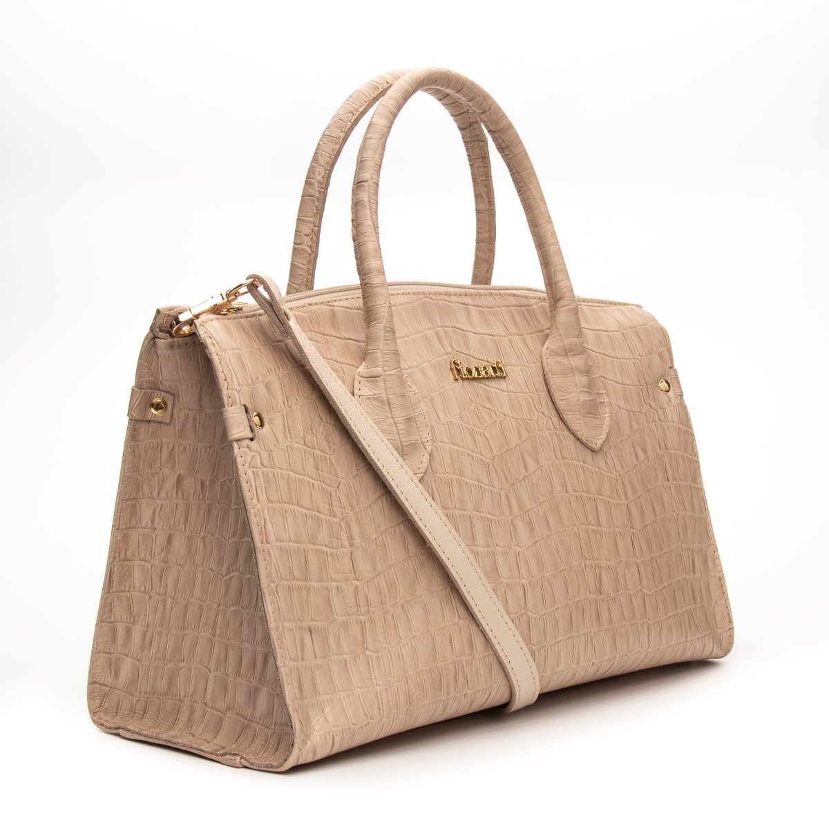 Bolsa Couro Legítimo Tote/Tiracolo Grande Pisa - FIONATTI