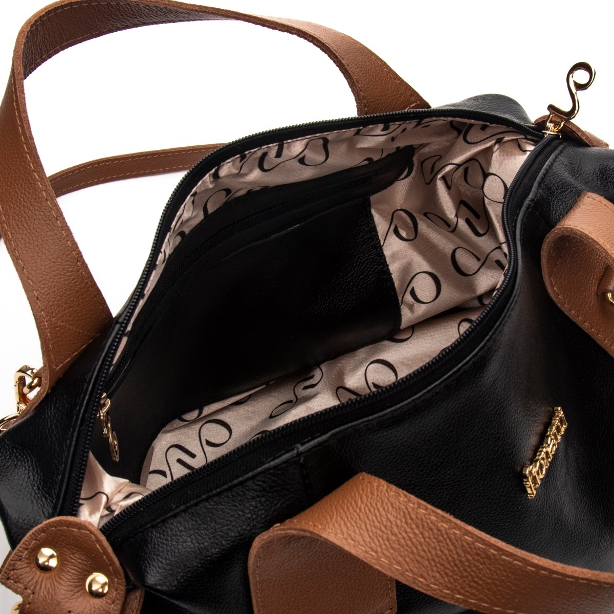 Bolsa Couro Legítimo Tote/Tiracolo Média Verona - FIONATTI