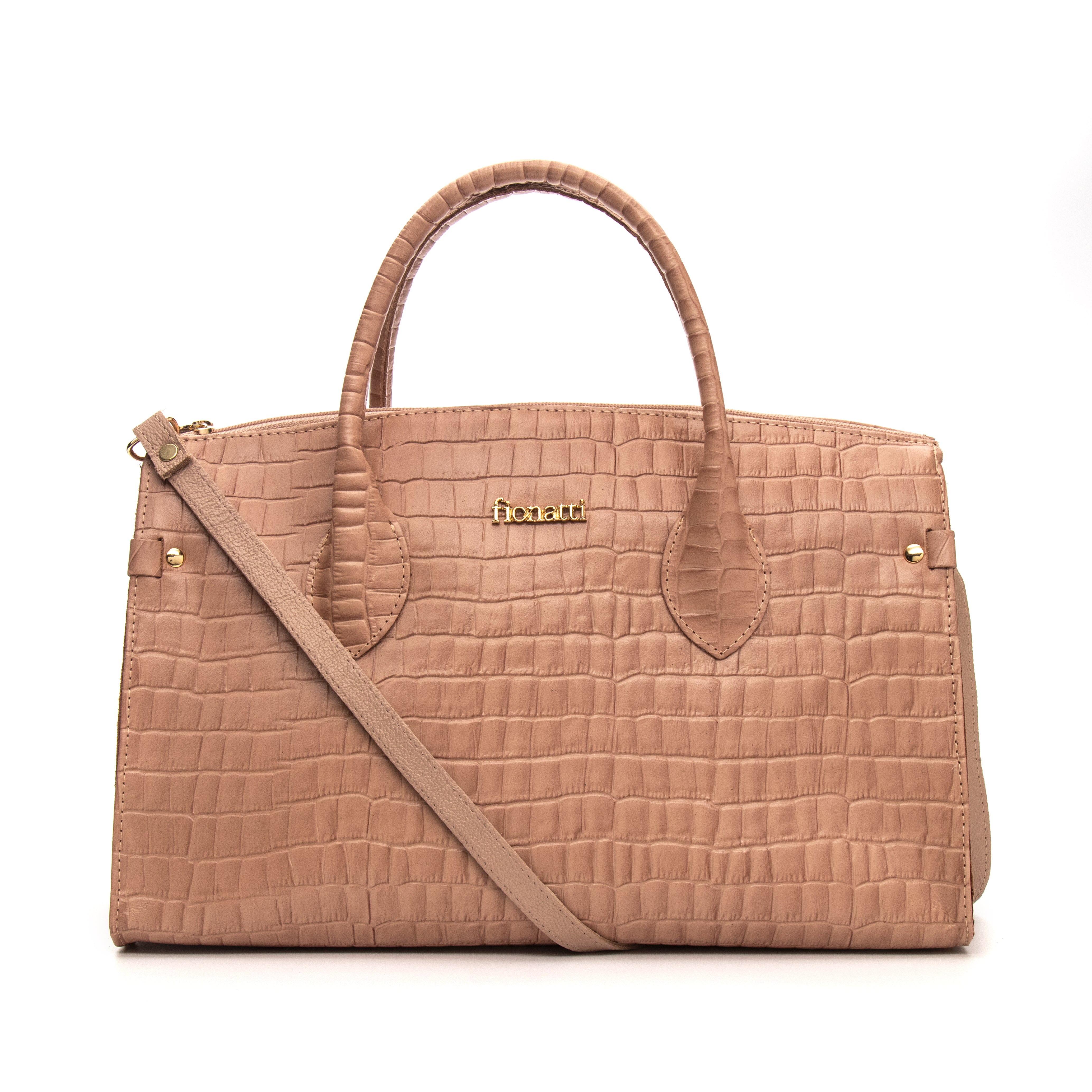 Bolsa Couro Legítimo Tote/Tiracolo Grande Pisa