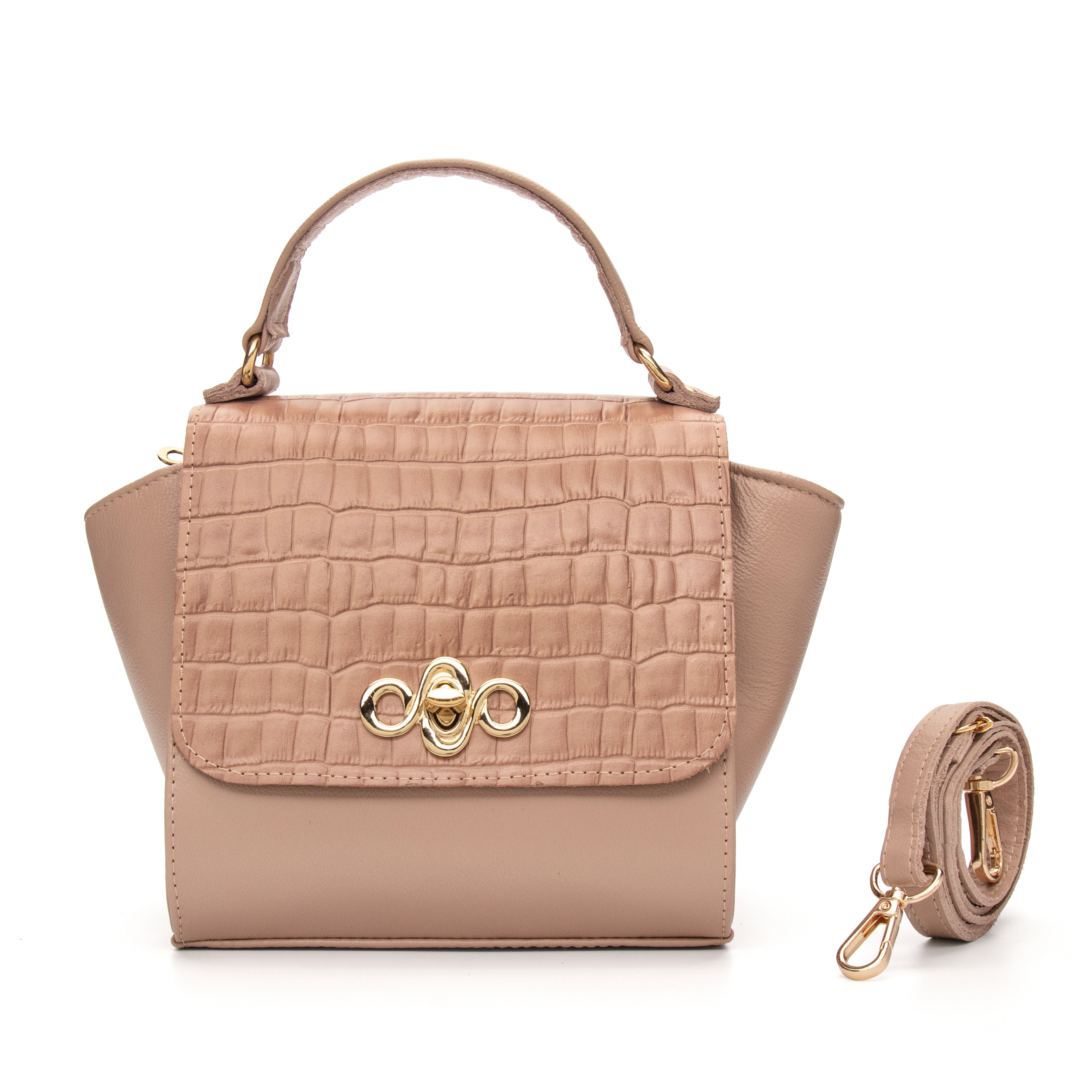 Bolsa Couro Legítimo Tiracolo/Handbag Pequena Portofino