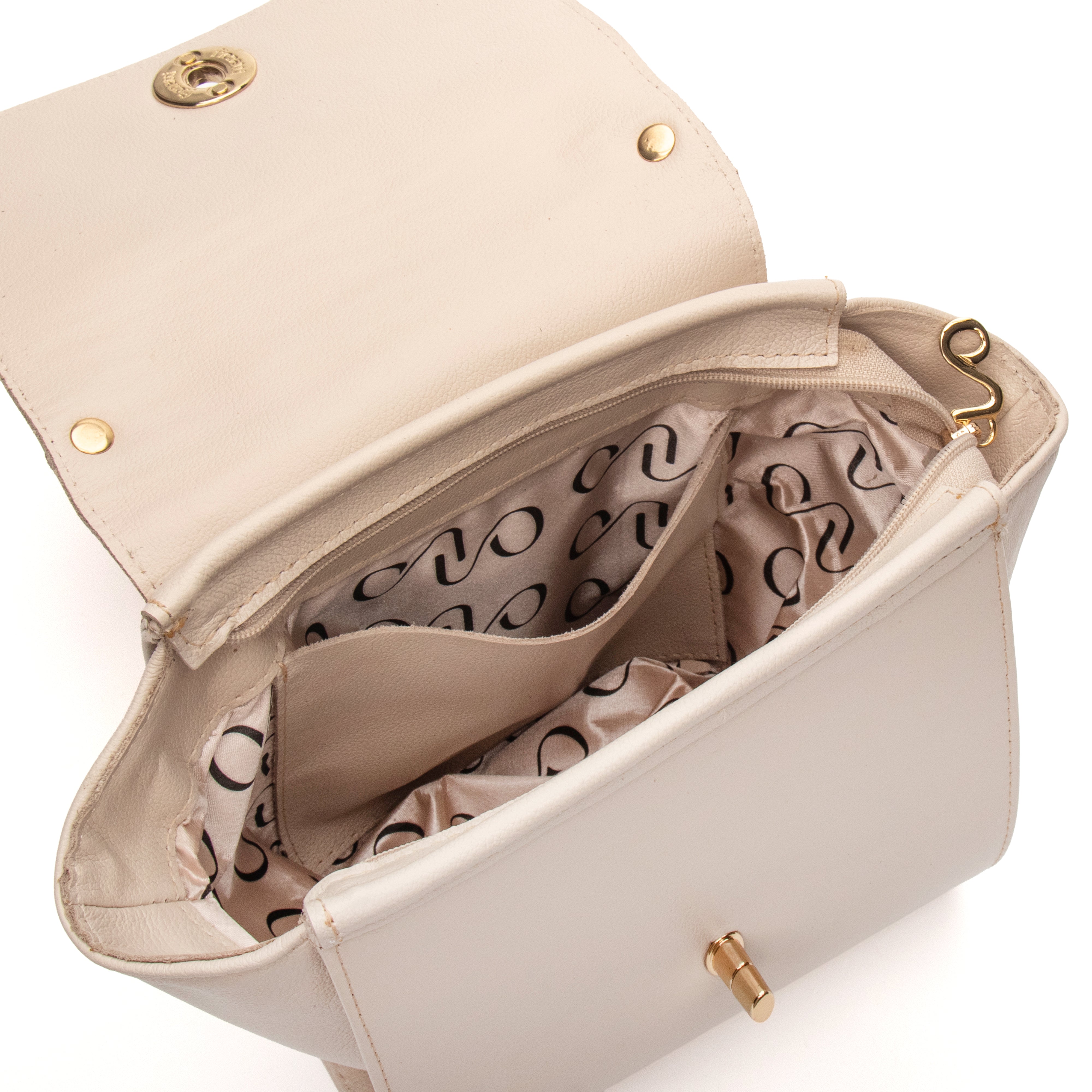 Bolsa Couro Legítimo Tiracolo/Handbag Pequena Portofino