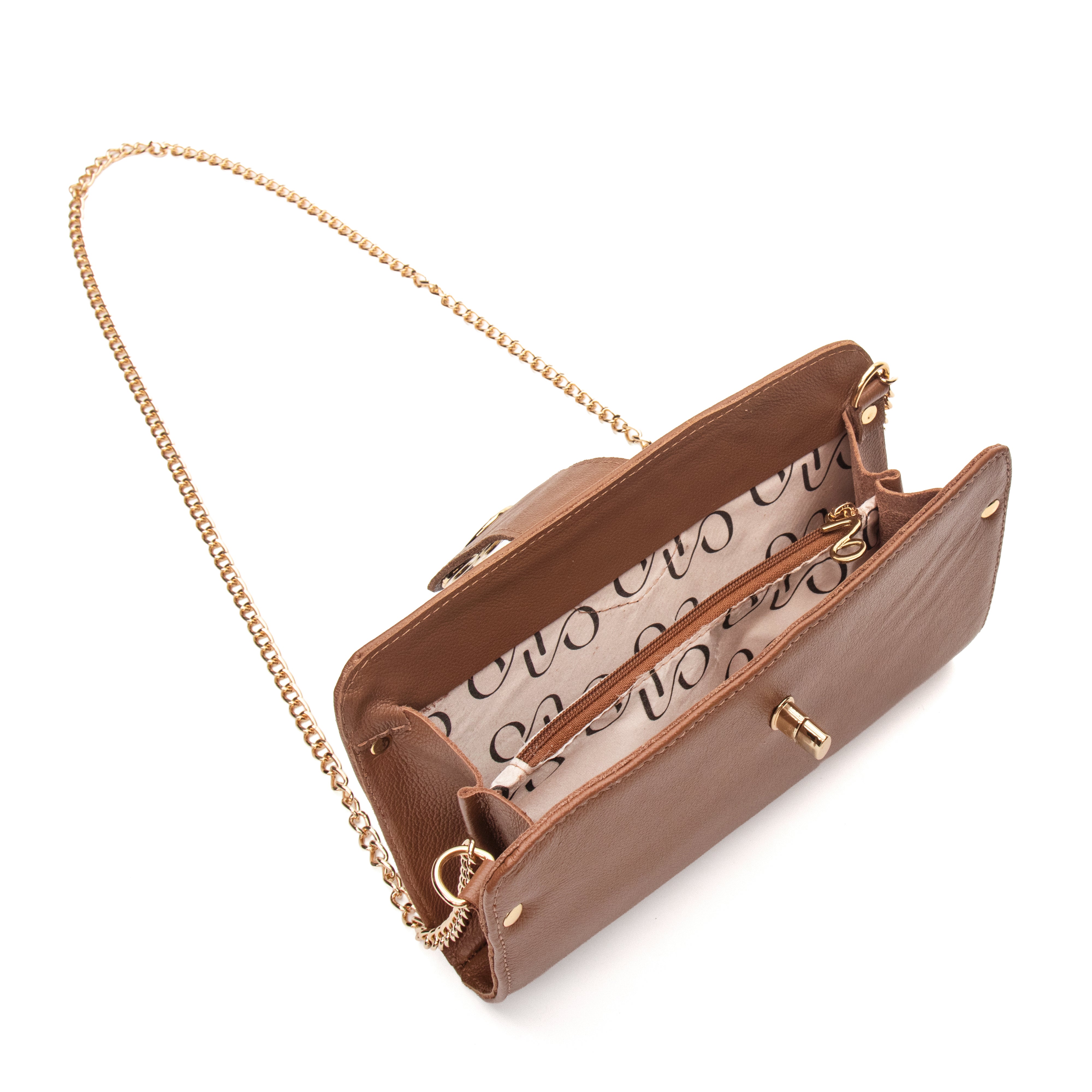 Bolsa Couro Legítimo Tiracolo Pequena Palermo