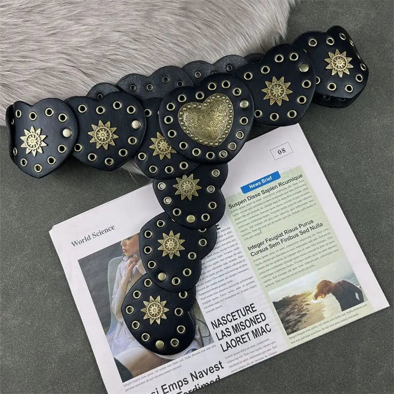 Cinto Western Cowboy Corações