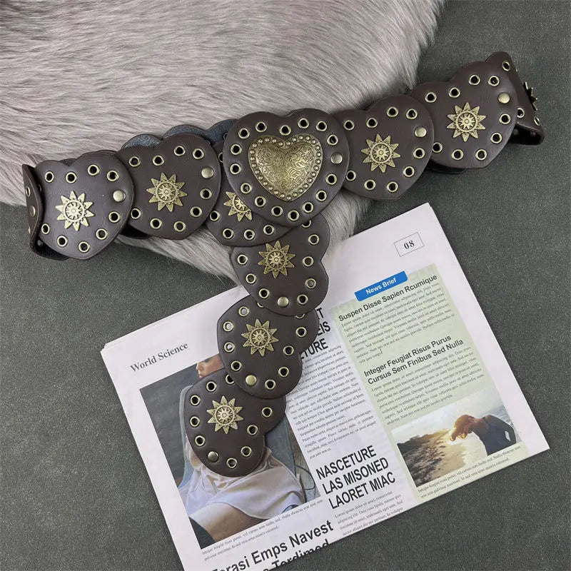 Cinto Western Cowboy Corações