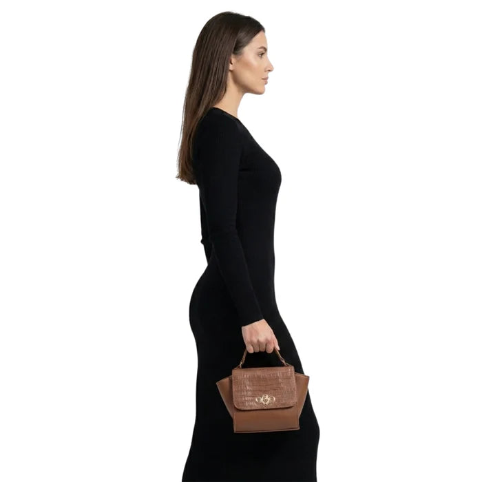 Bolsa Couro Legítimo Tiracolo/Handbag Pequena Portofino