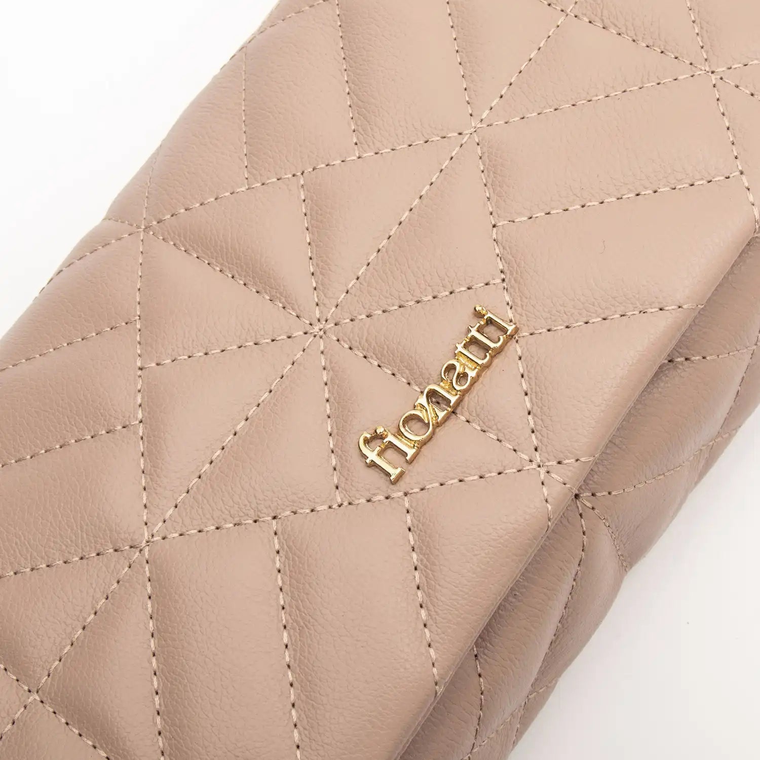 Bolsa Couro Legítimo Clutch/Tiracolo Matelassê Pequena Parma feminina | FIONATTI
