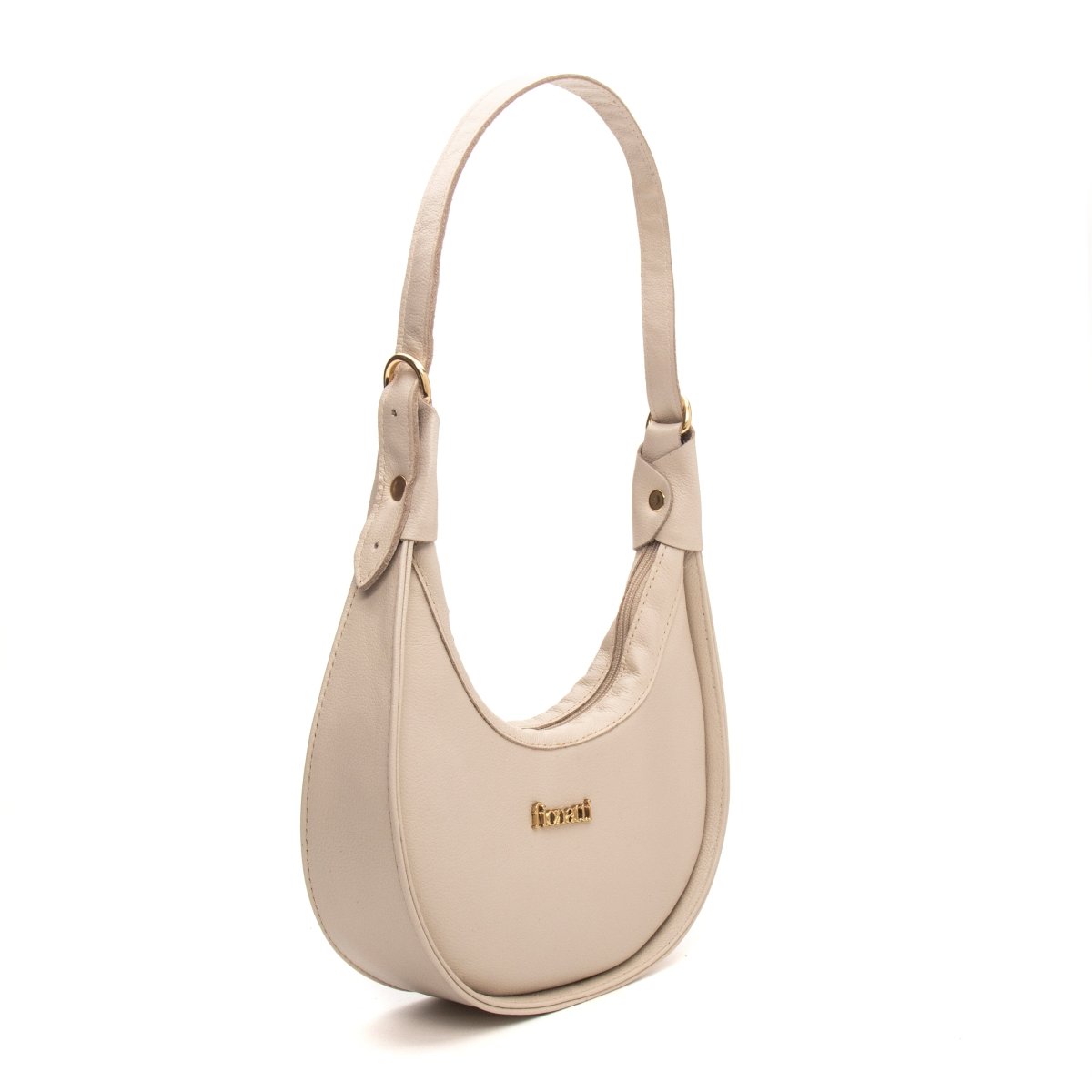 Bolsa Couro Legítimo Hobo Pequena Roma - FIONATTI