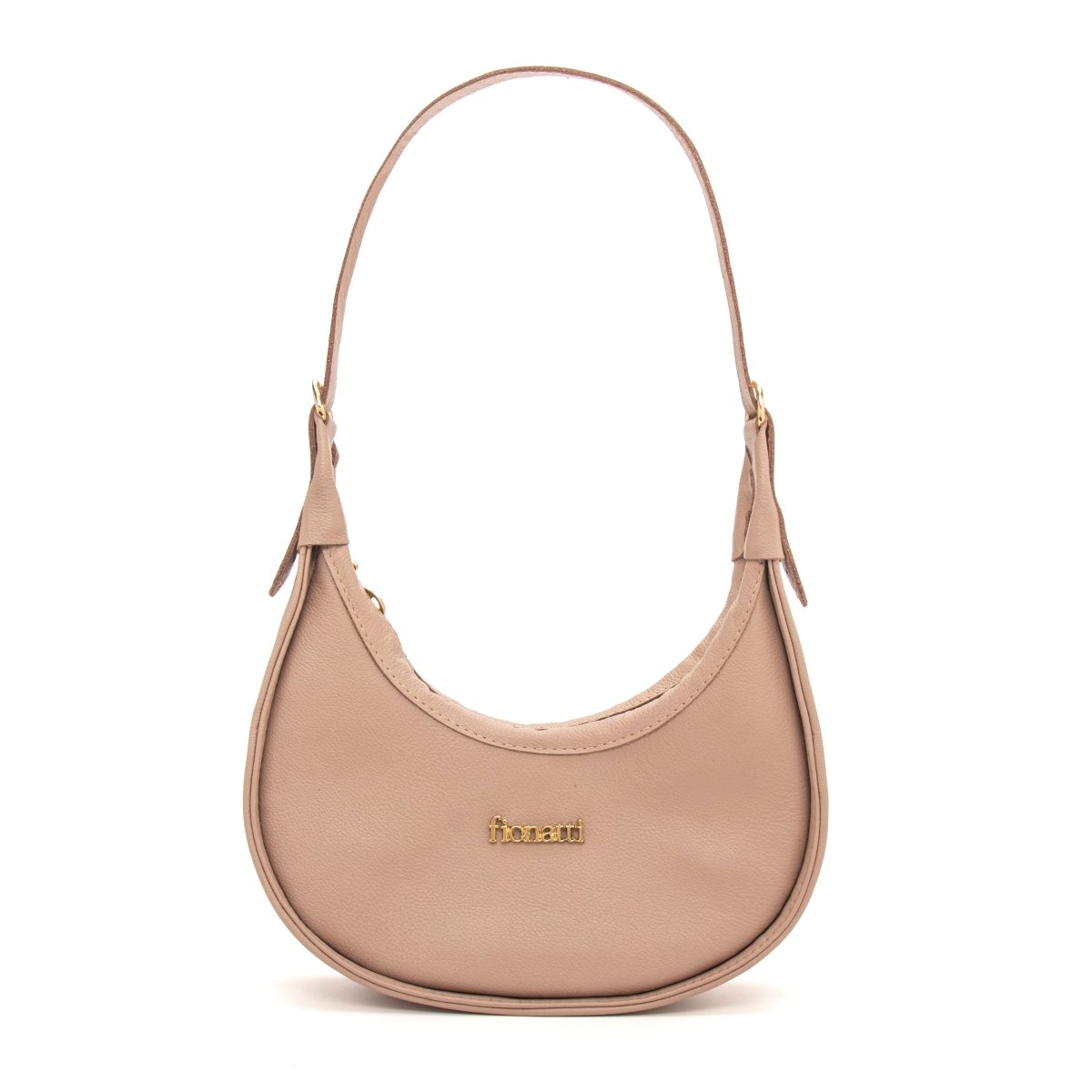 Bolsa Couro Legítimo Hobo Pequena Roma - FIONATTI