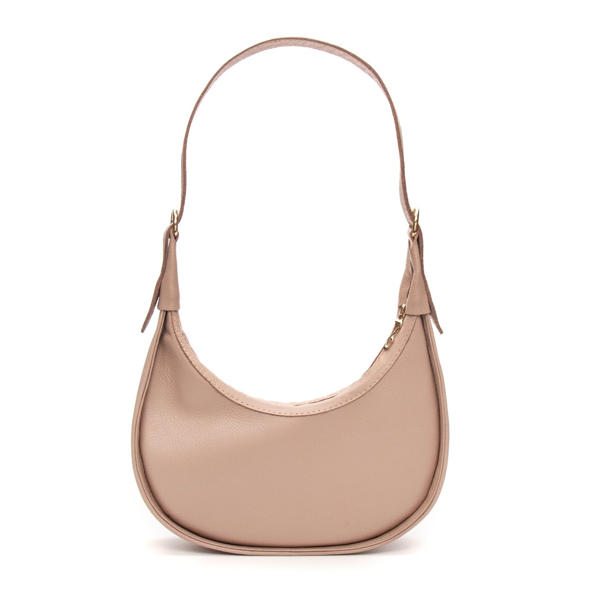 Bolsa Couro Legítimo Hobo Pequena Roma - FIONATTI