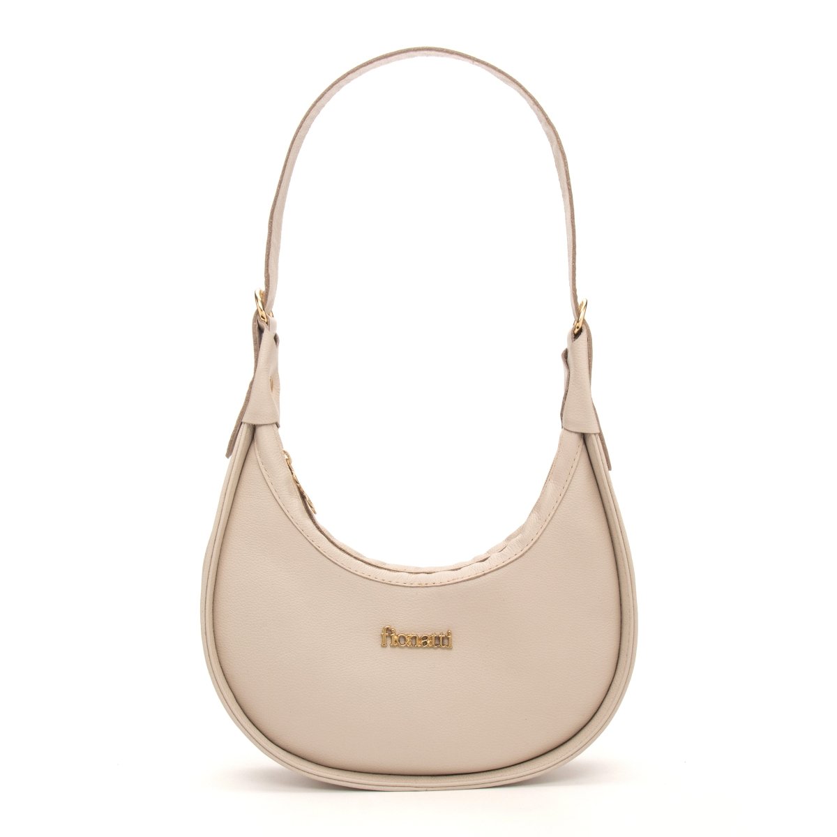 Bolsa Couro Legítimo Hobo Pequena Roma - FIONATTI
