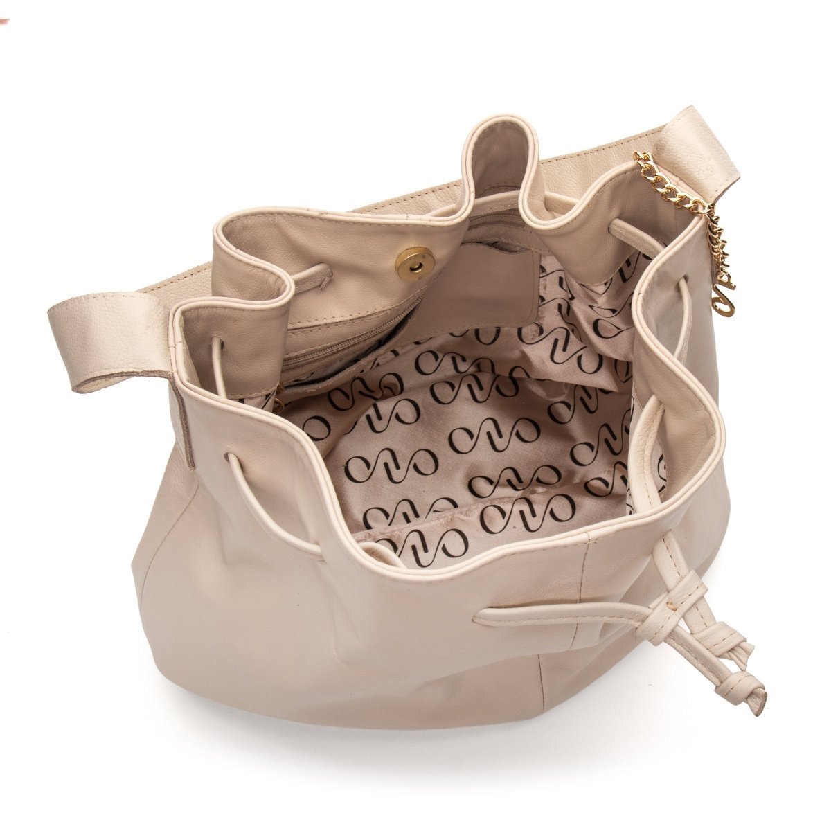 Bolsa Couro Legítimo Hobo/Saco Média Siena - FIONATTI