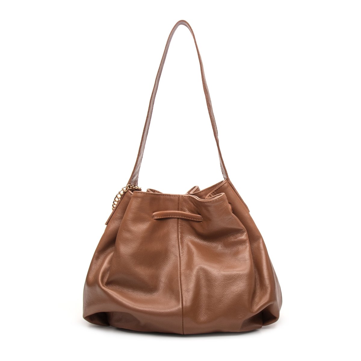 Bolsa Couro Legítimo Hobo/Saco Média Siena - FIONATTI