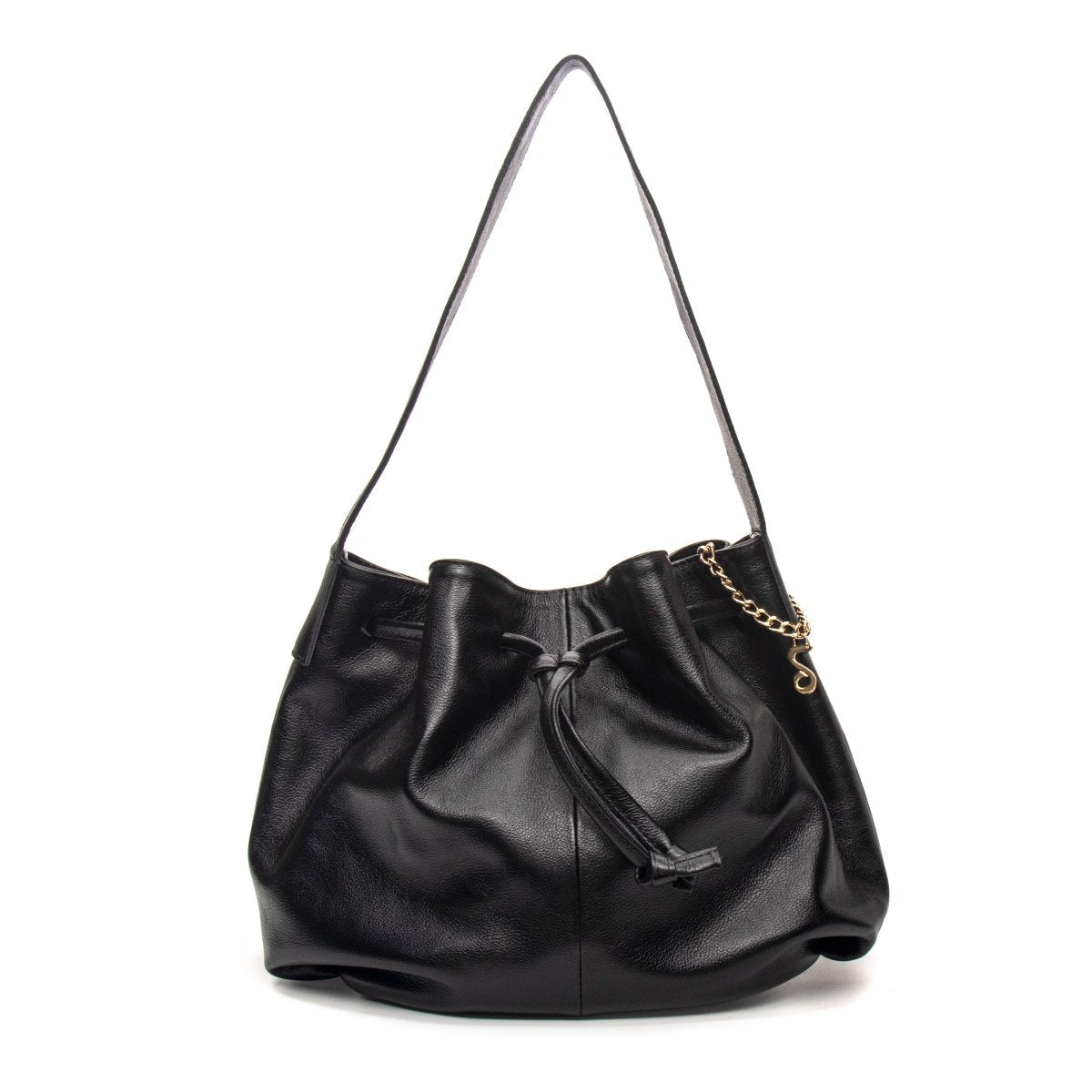 Bolsa Couro Legítimo Hobo/Saco Média Siena - FIONATTI