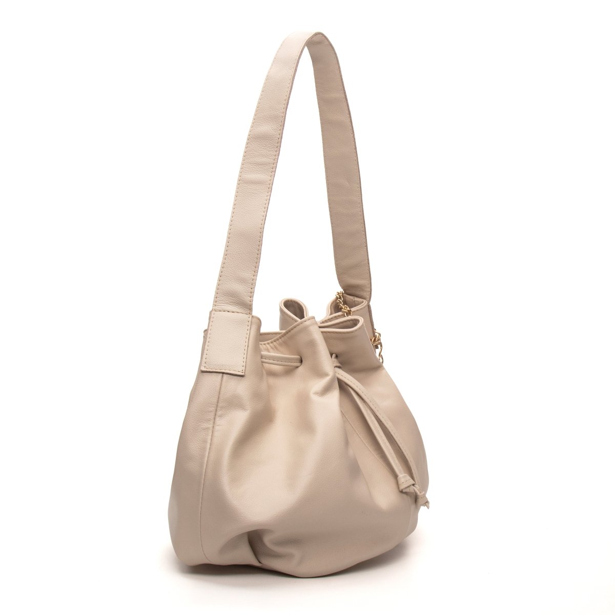Bolsa Couro Legítimo Hobo/Saco Média Siena - FIONATTI