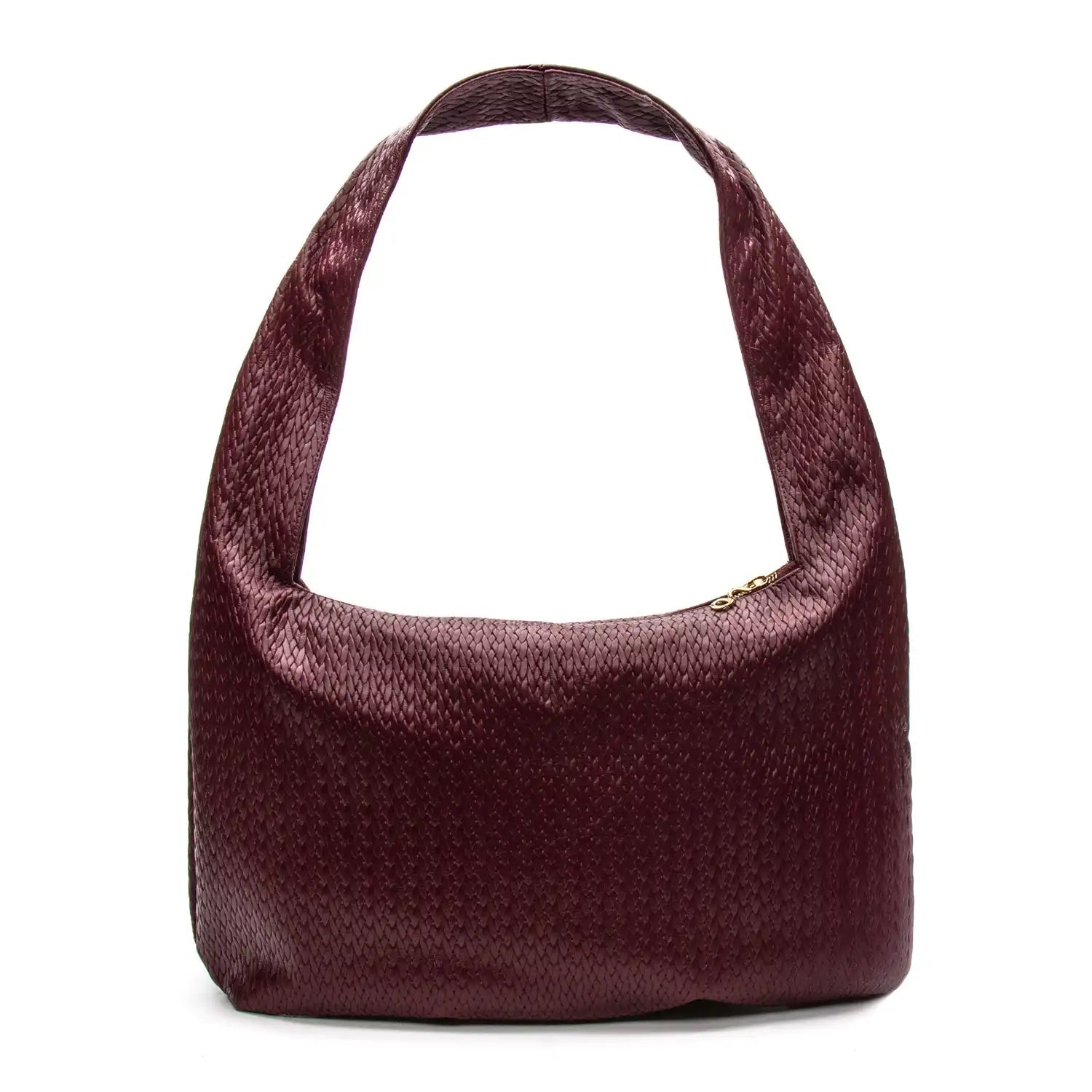 Bolsa Ombro/Hobo Média Monaco feminina na cor Vinho | FIONATTI