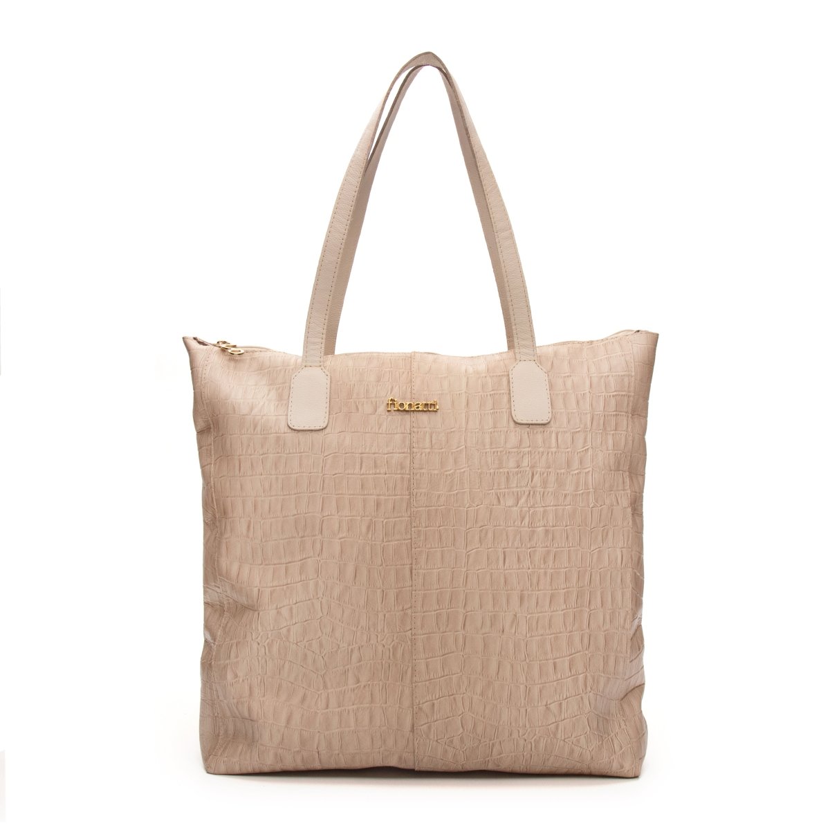 Bolsa Couro Legítimo Shopping Grande Turim - FIONATTI